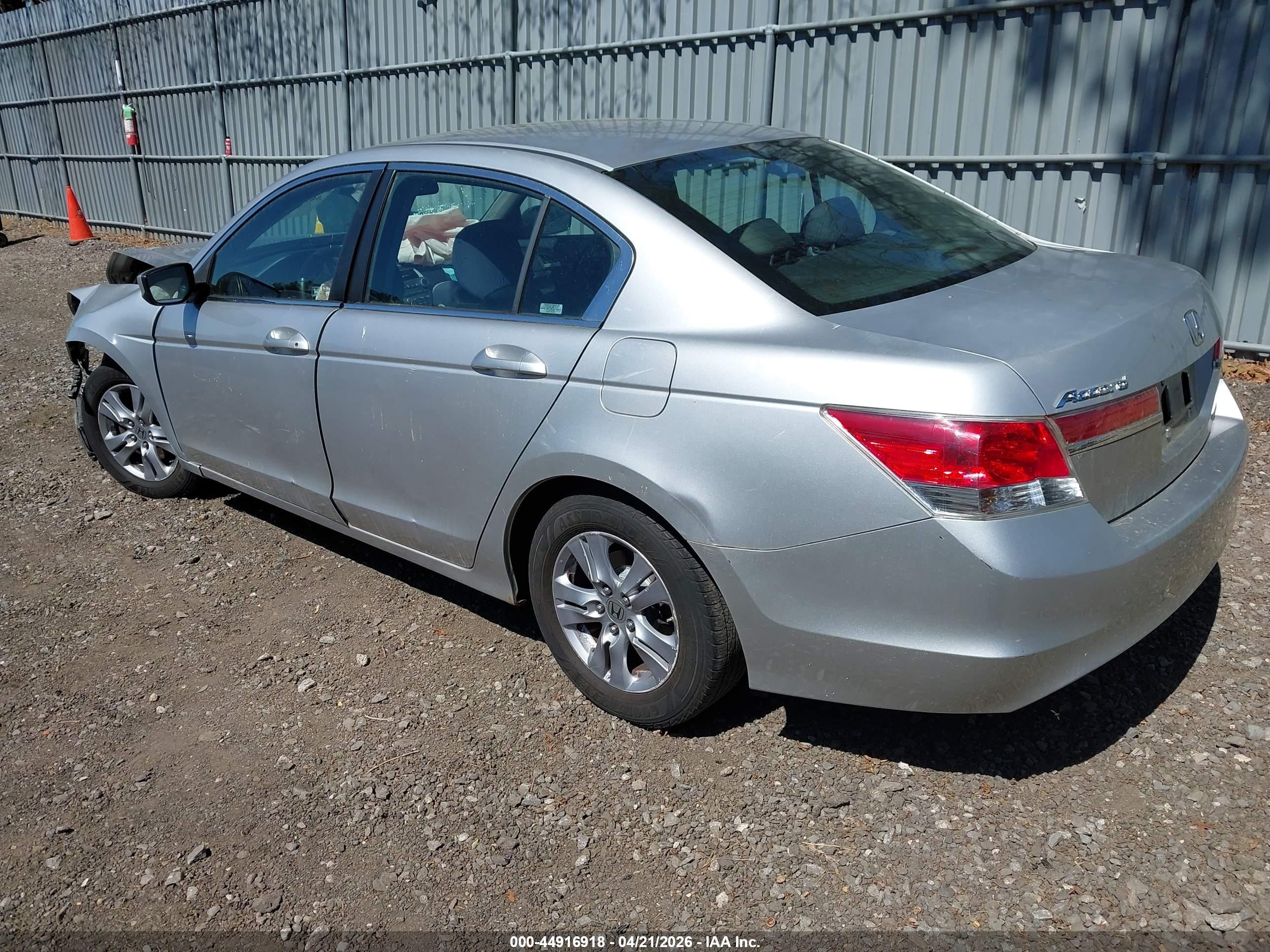 2012 Honda Accord 2.4 Se Silver vin: 1HGCP2F64CA024656