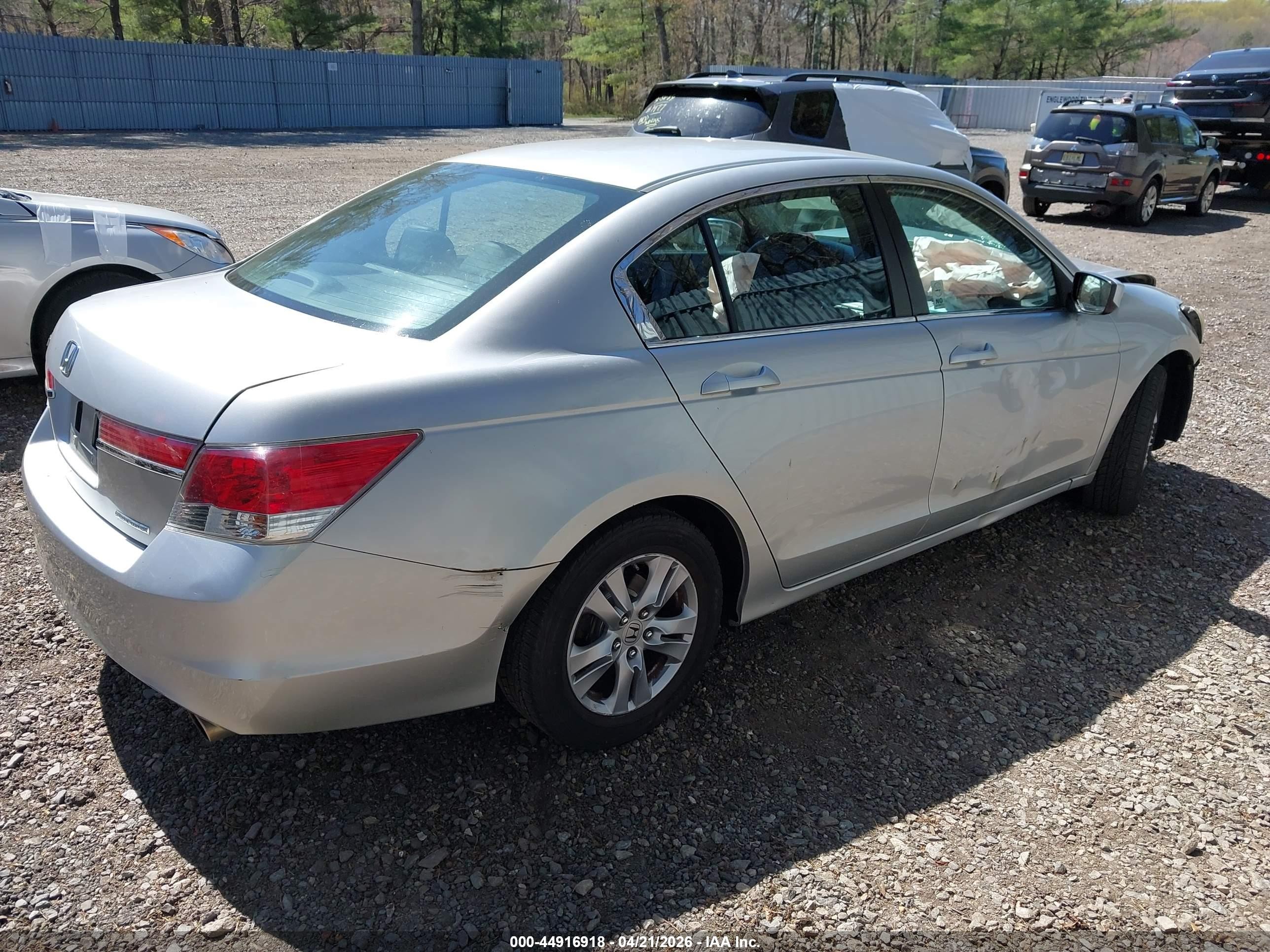 2012 Honda Accord 2.4 Se Silver vin: 1HGCP2F64CA024656