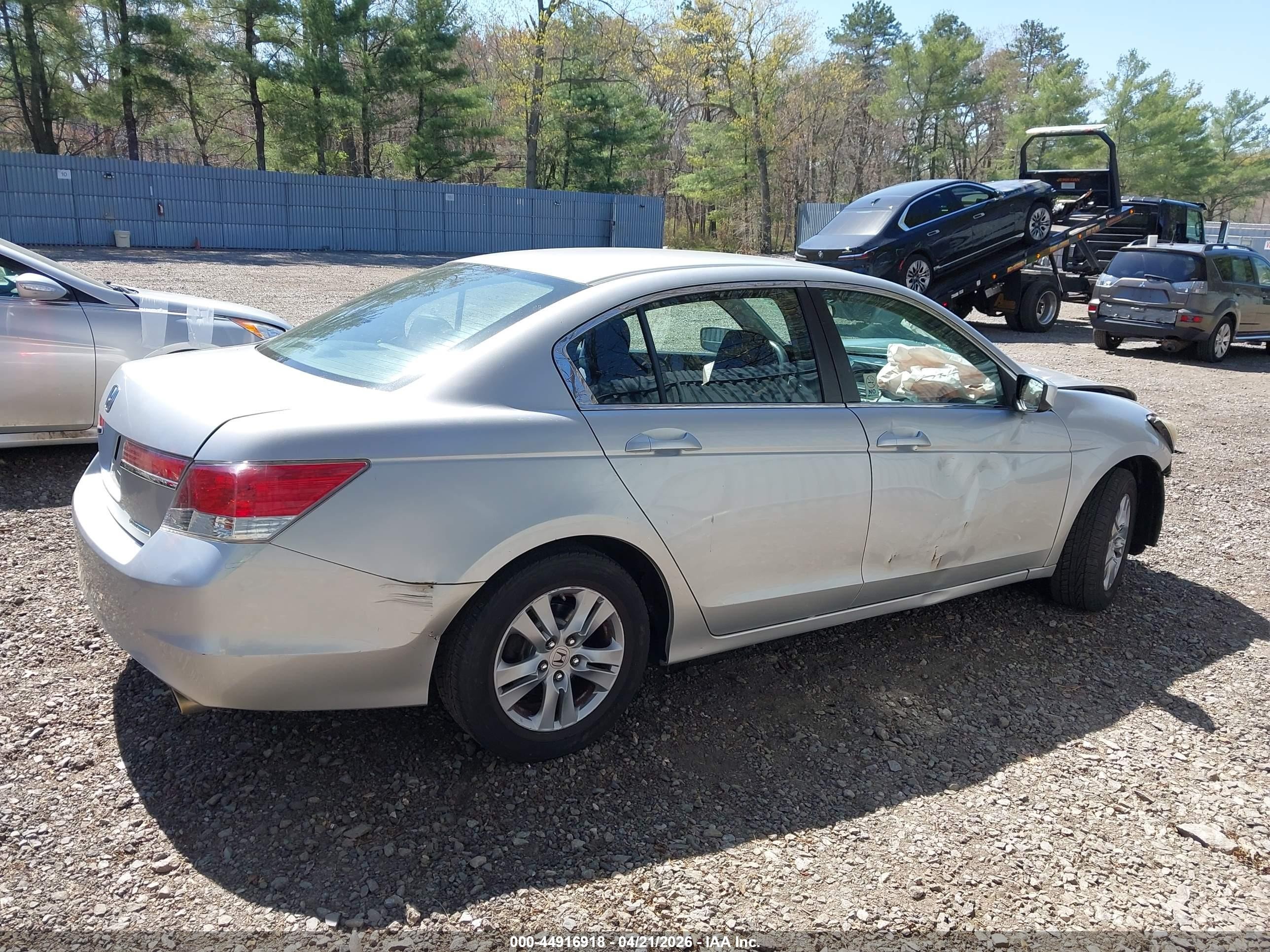 2012 Honda Accord 2.4 Se Silver vin: 1HGCP2F64CA024656