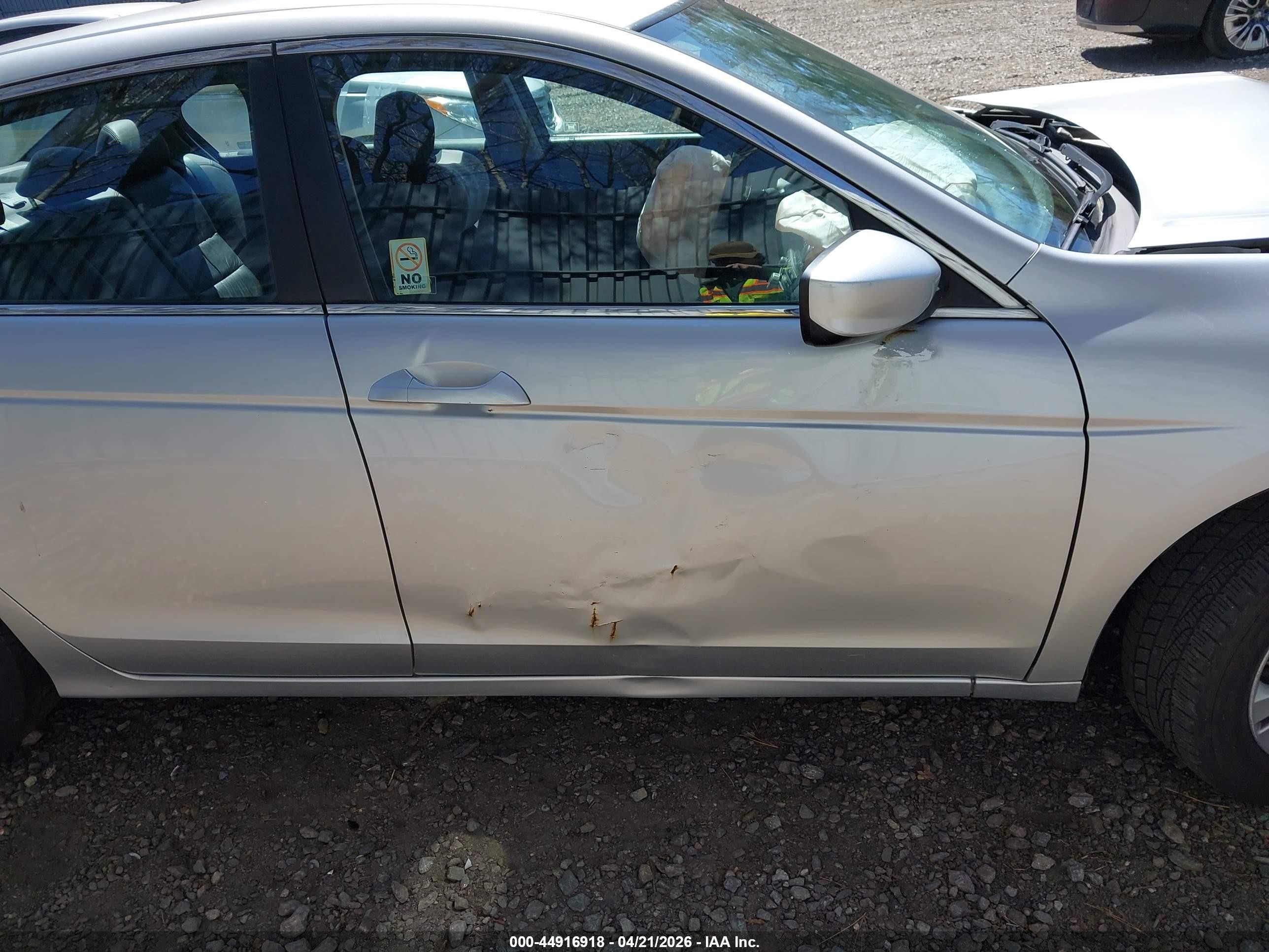 2012 Honda Accord 2.4 Se Silver vin: 1HGCP2F64CA024656