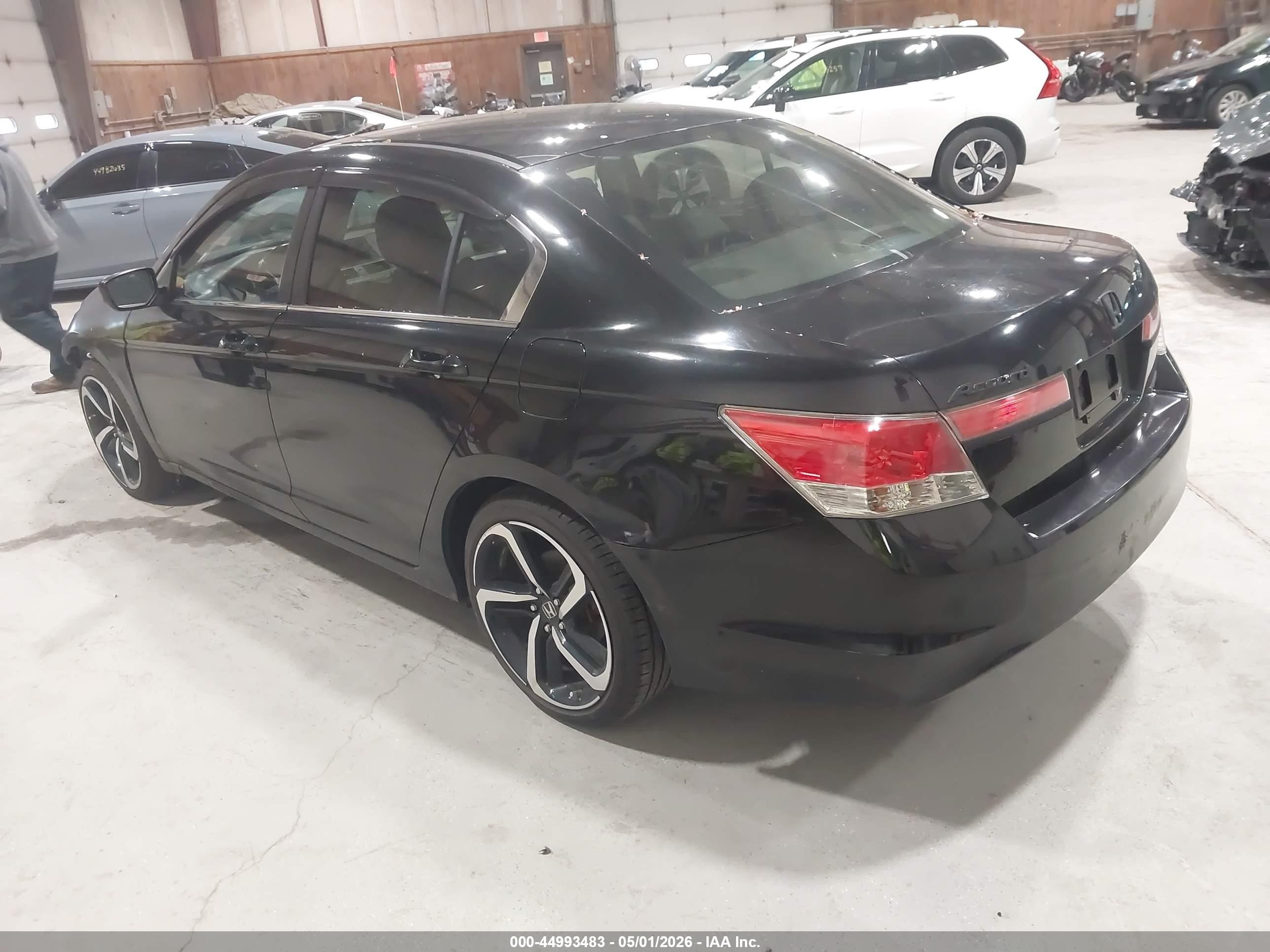 2012 Honda Accord 2.4 Se Черный vin: 1HGCP2F64CA033650