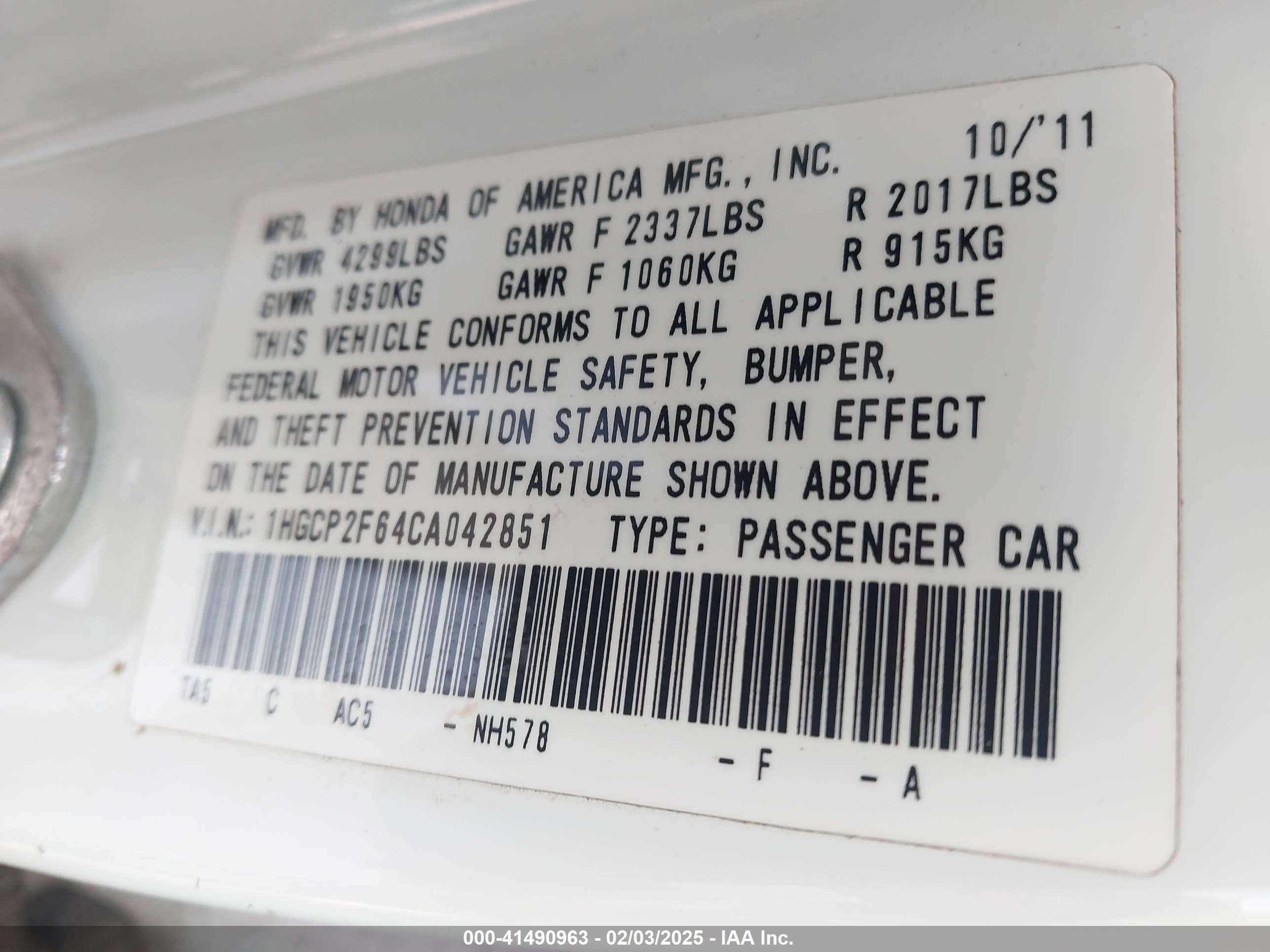 2012 Honda Accord 2.4 Se White vin: 1HGCP2F64CA042851