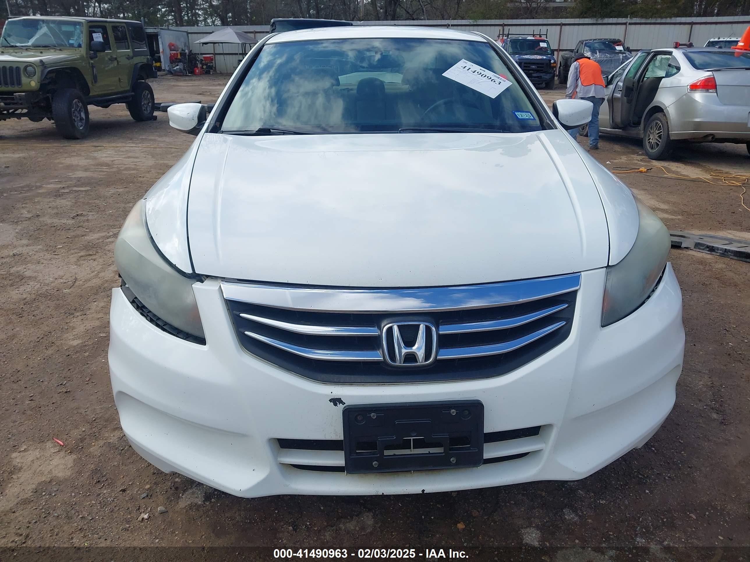 2012 Honda Accord 2.4 Se White vin: 1HGCP2F64CA042851