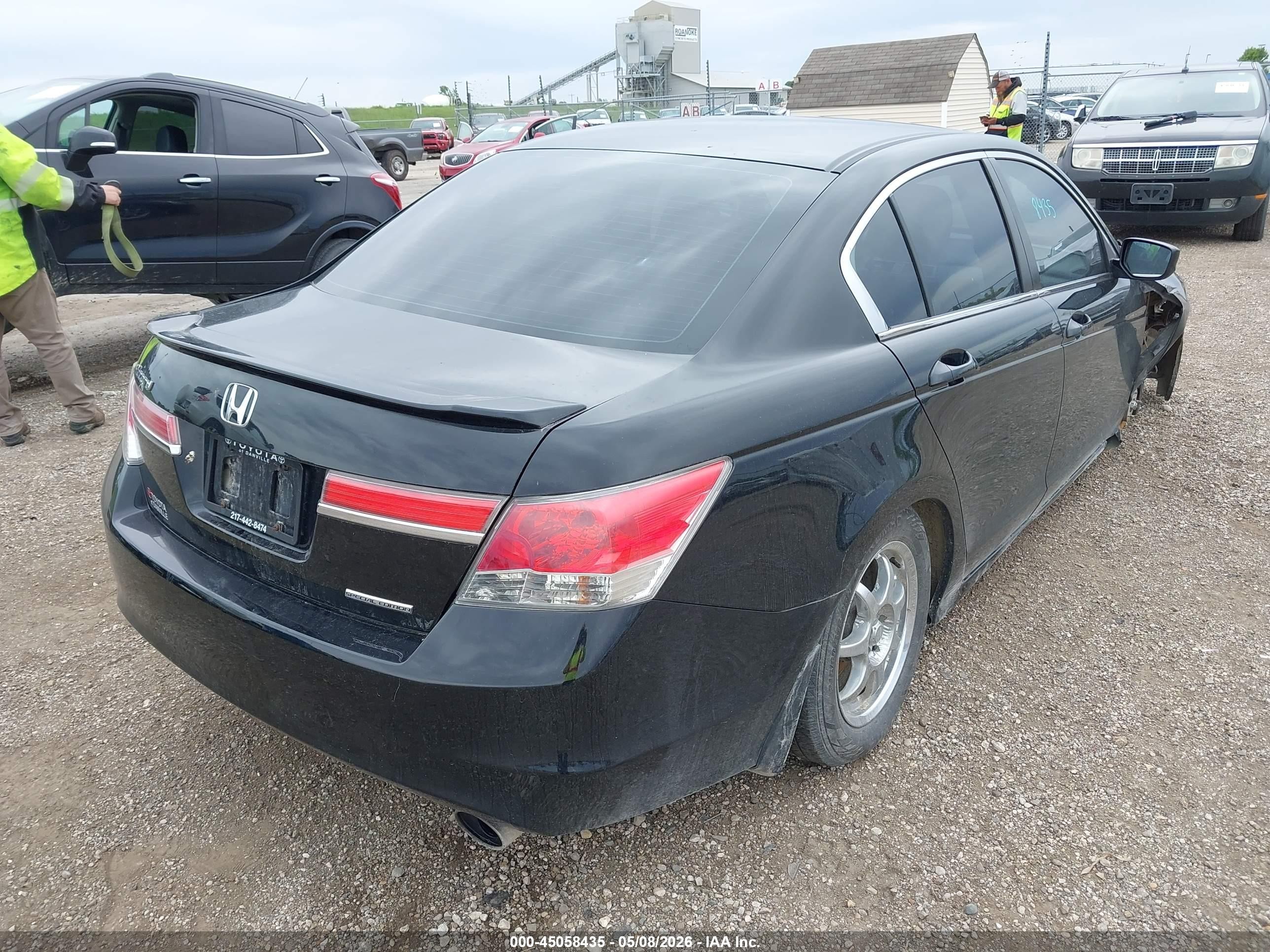 2012 Honda Accord 2.4 Se Black vin: 1HGCP2F64CA045930