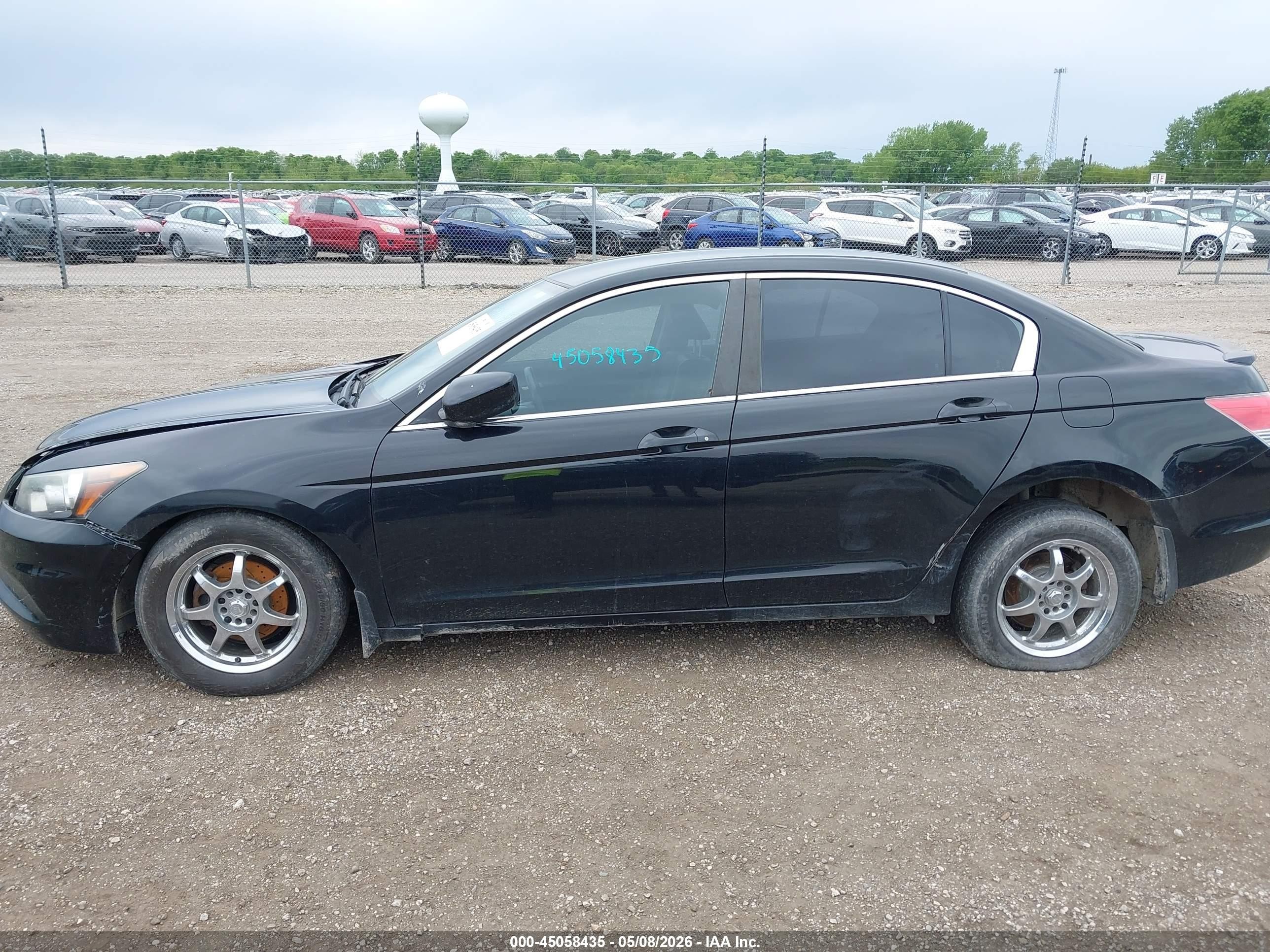 2012 Honda Accord 2.4 Se Black vin: 1HGCP2F64CA045930