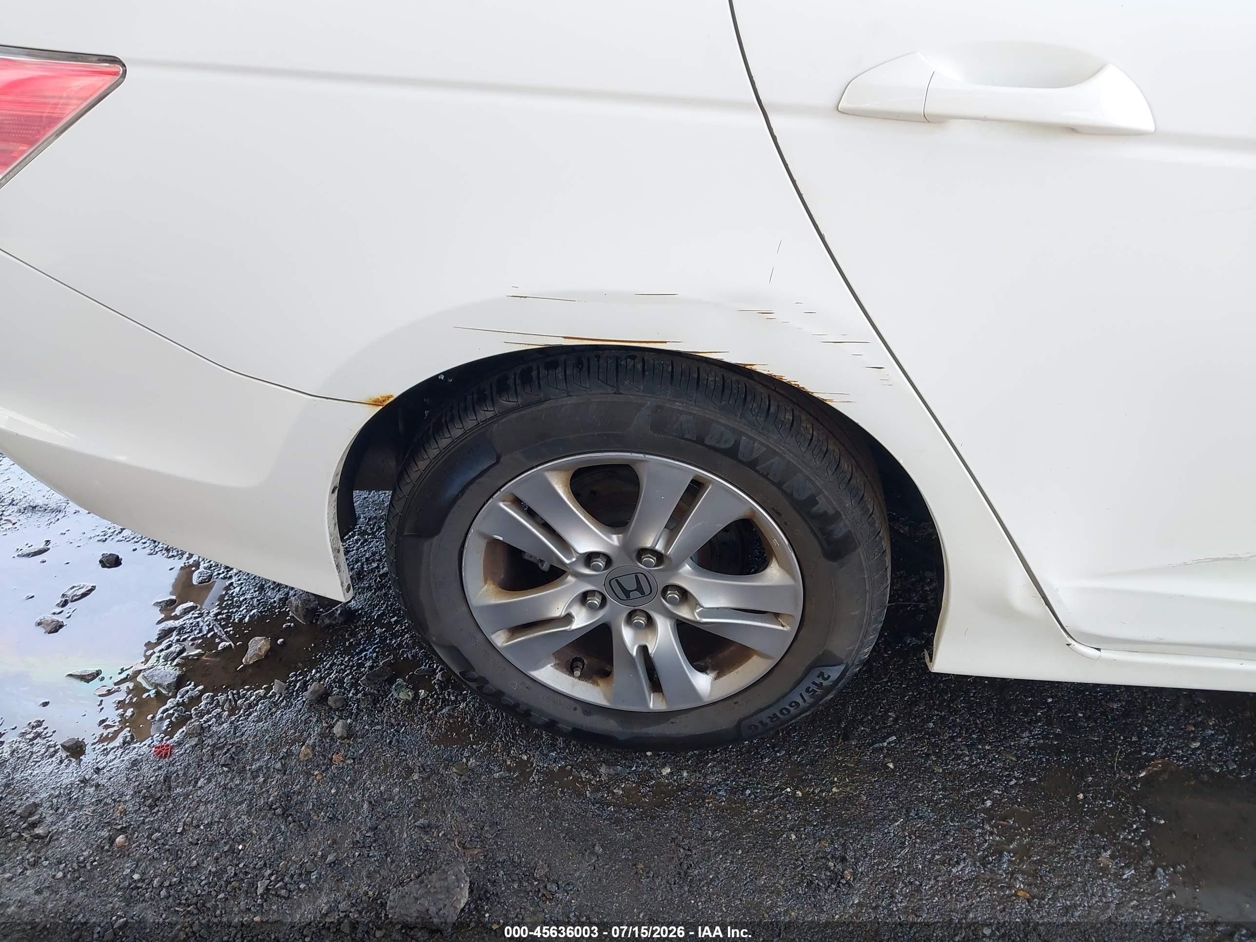 2012 Honda Accord 2.4 Se Белый vin: 1HGCP2F64CA055454