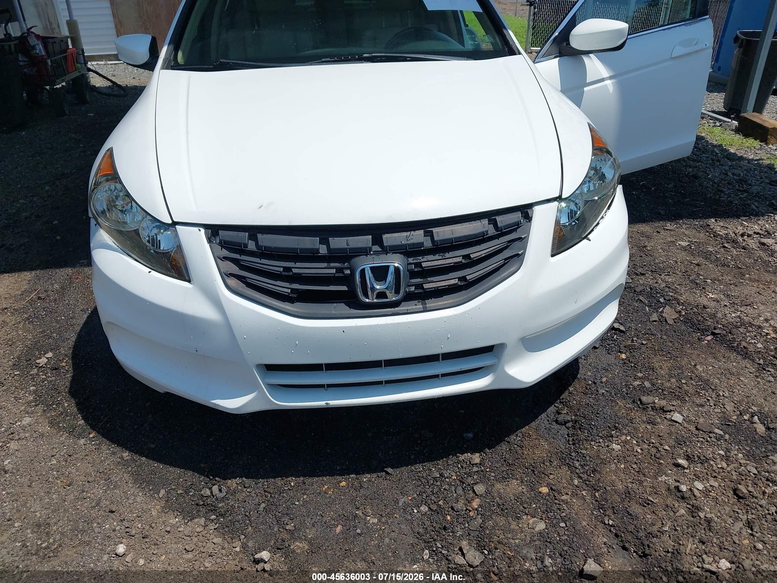 2012 Honda Accord 2.4 Se Белый vin: 1HGCP2F64CA055454
