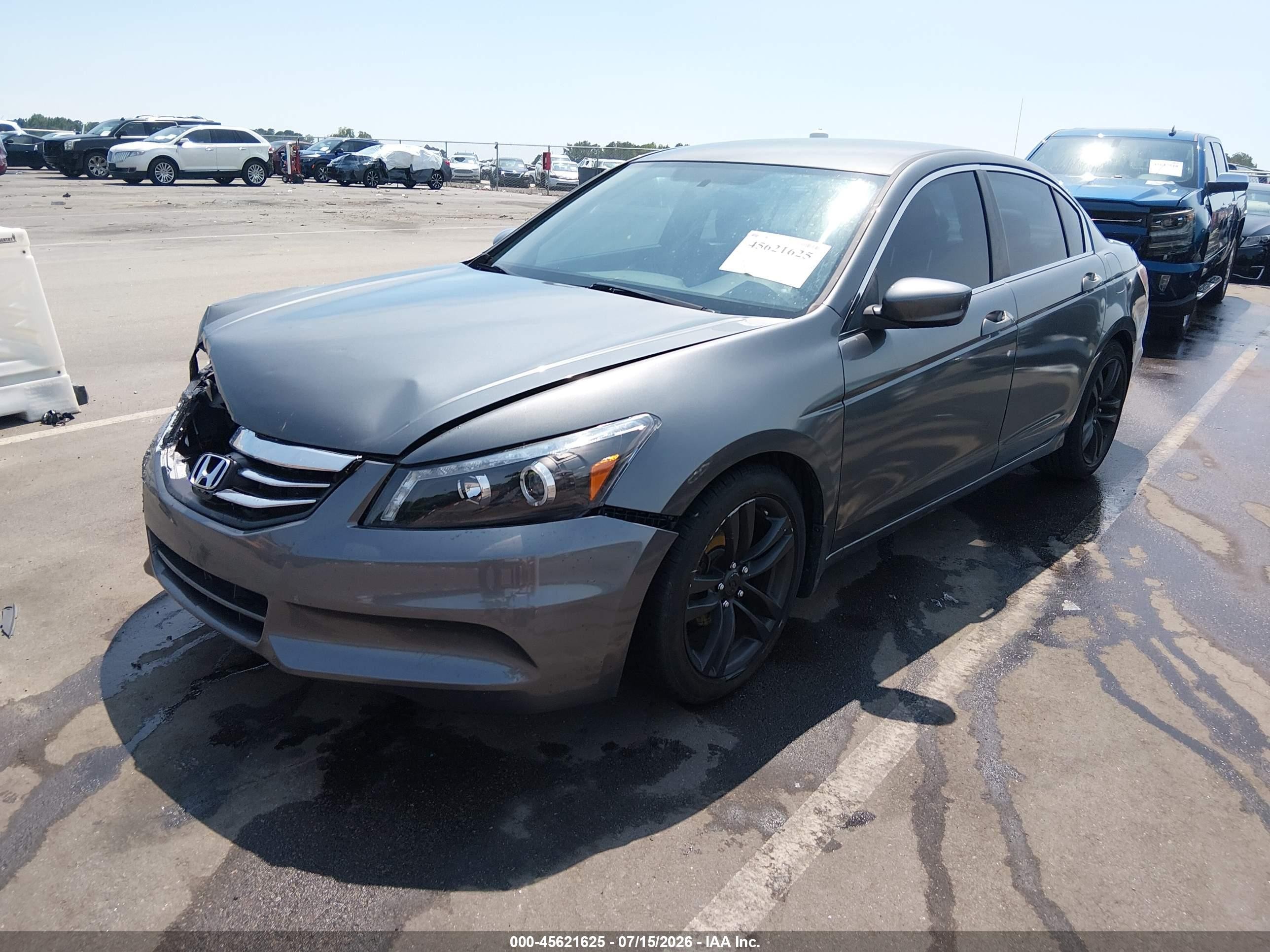2012 Honda Accord 2.4 Se Gray vin: 1HGCP2F64CA060086