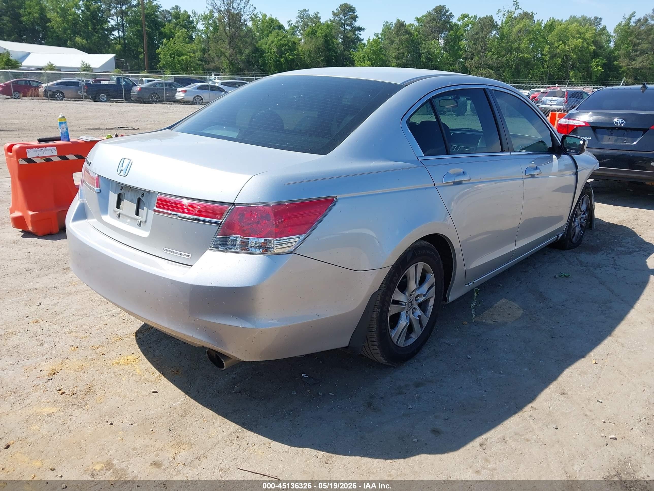 2012 Honda Accord 2.4 Se Silver vin: 1HGCP2F64CA065028
