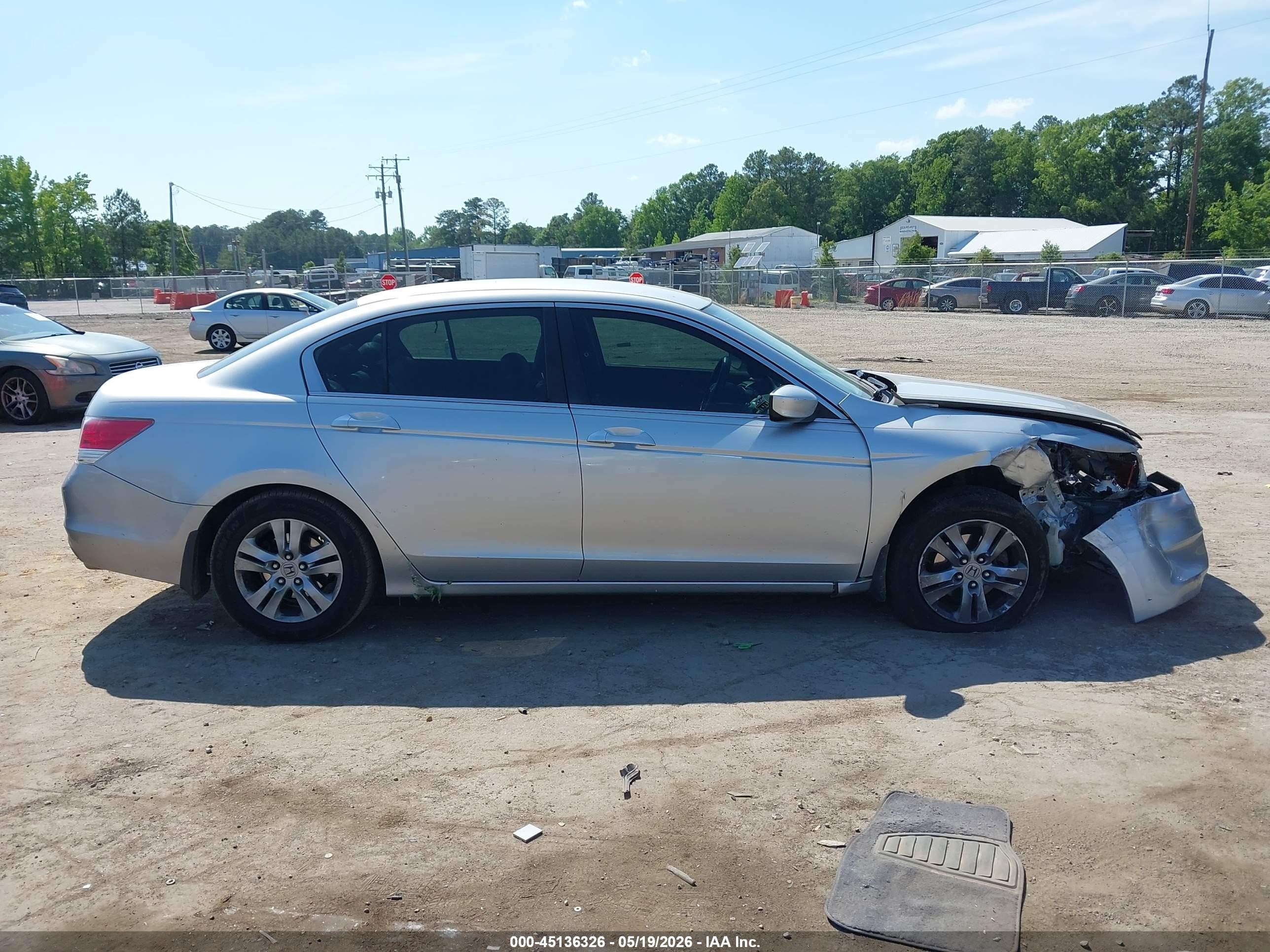 2012 Honda Accord 2.4 Se Silver vin: 1HGCP2F64CA065028