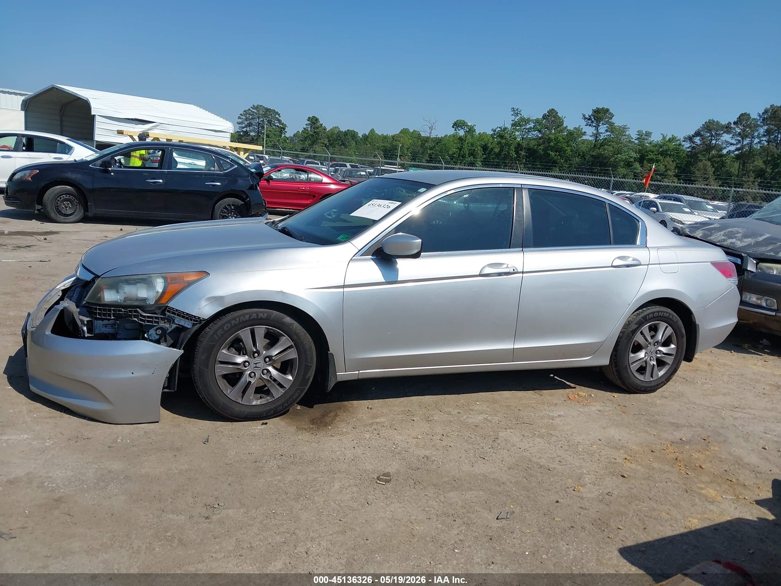 2012 Honda Accord 2.4 Se Silver vin: 1HGCP2F64CA065028
