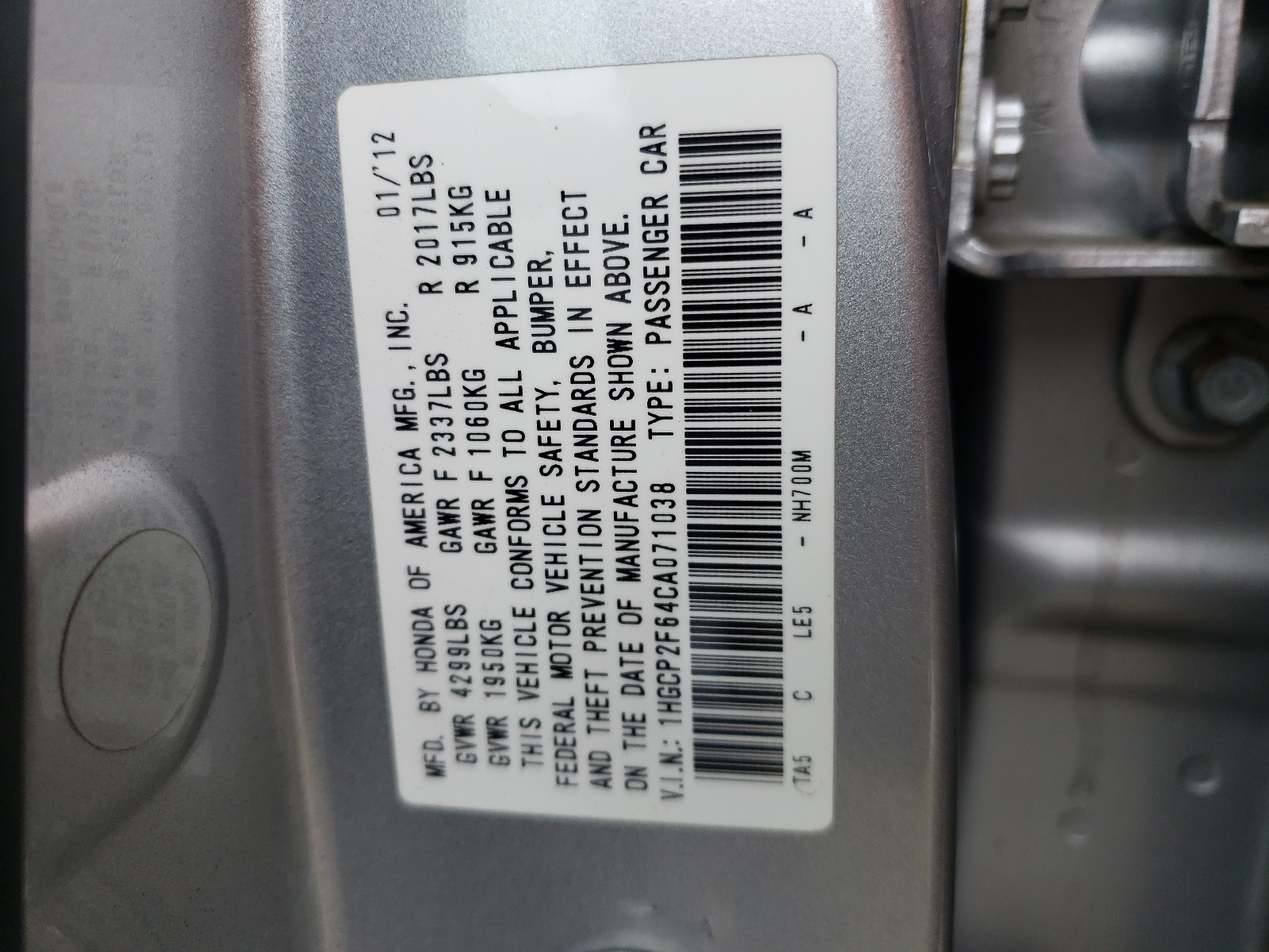2012 Honda Accord Se Silver vin: 1HGCP2F64CA071038