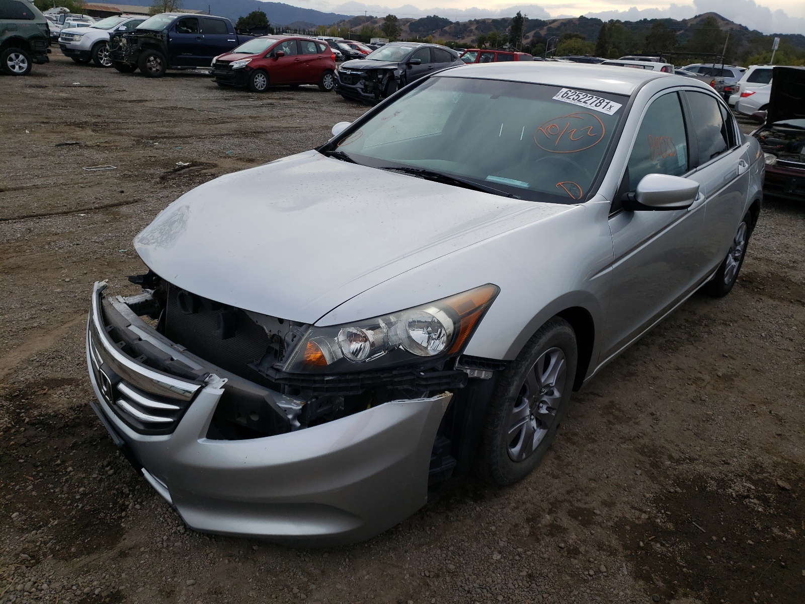 2012 Honda Accord Se Silver vin: 1HGCP2F64CA071038