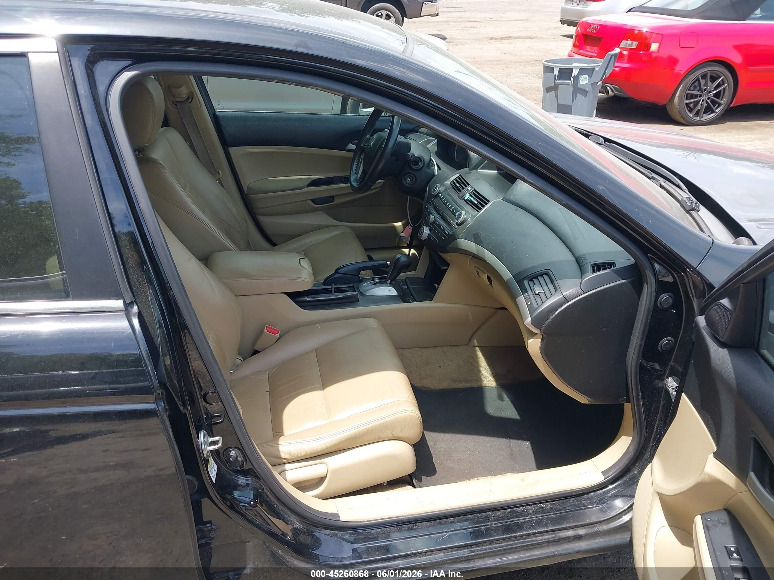 2012 Honda Accord 2.4 Se Black vin: 1HGCP2F64CA108556