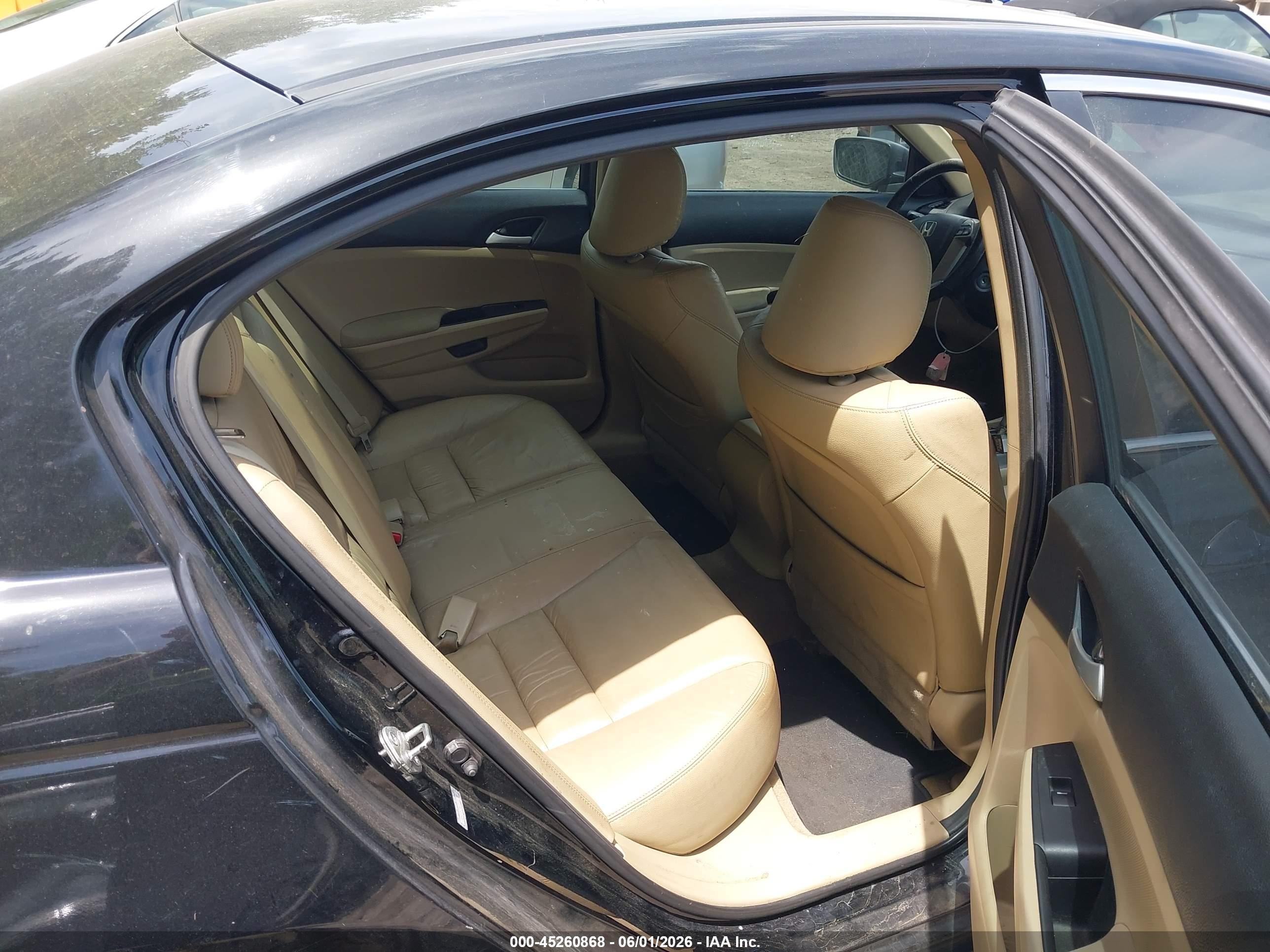 2012 Honda Accord 2.4 Se Black vin: 1HGCP2F64CA108556