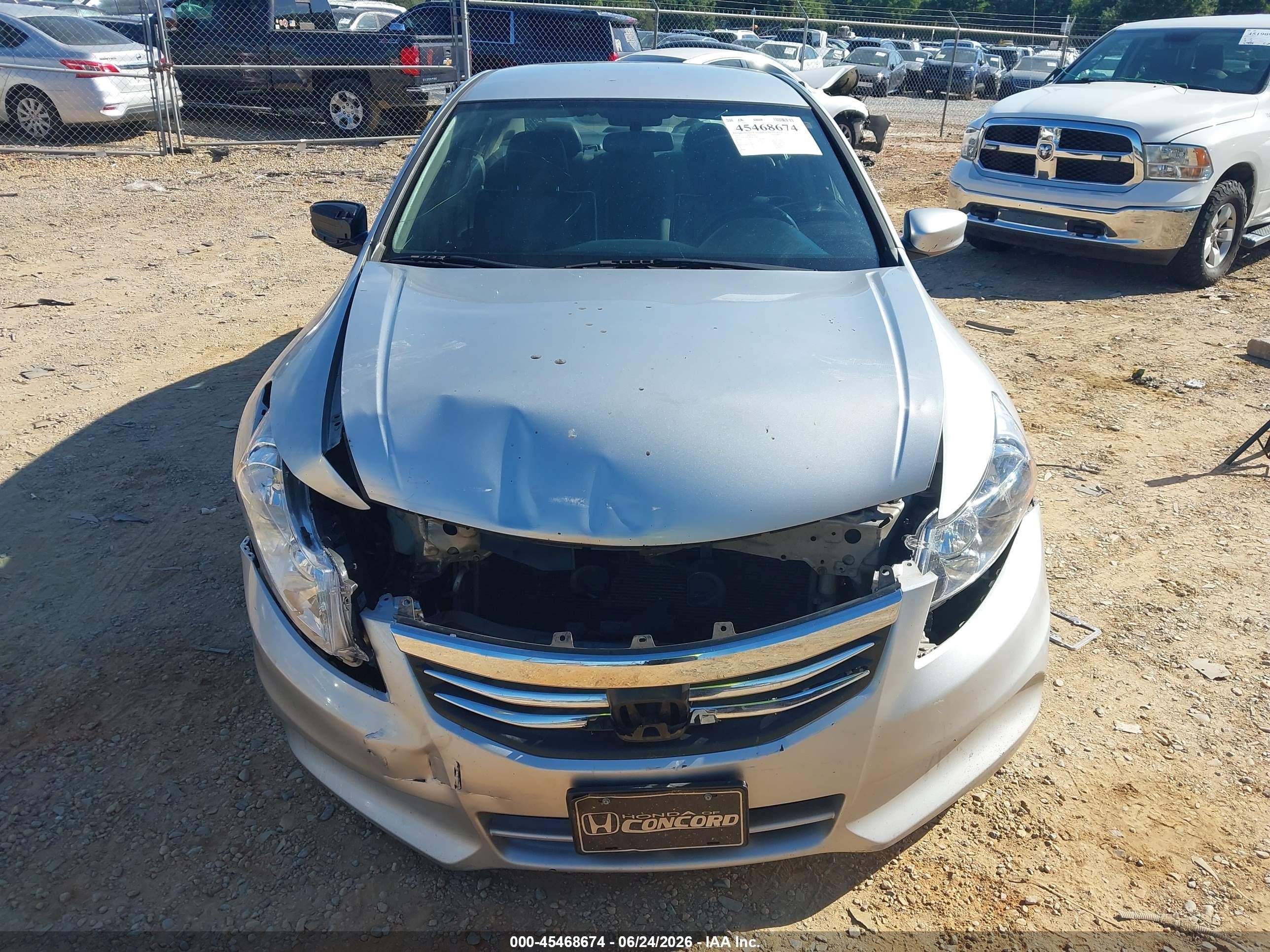 2012 Honda Accord 2.4 Se Silver vin: 1HGCP2F64CA122649