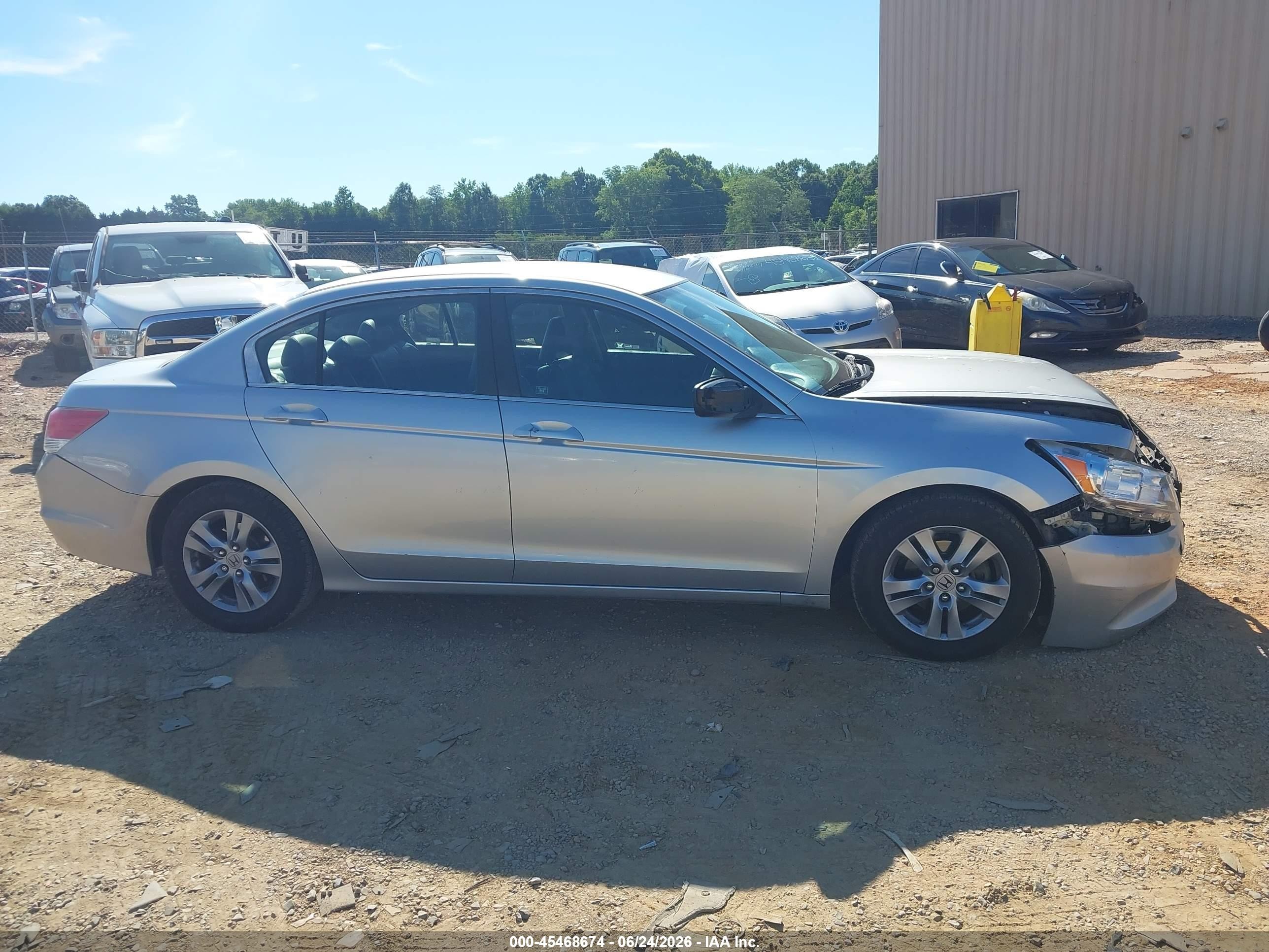 2012 Honda Accord 2.4 Se Silver vin: 1HGCP2F64CA122649