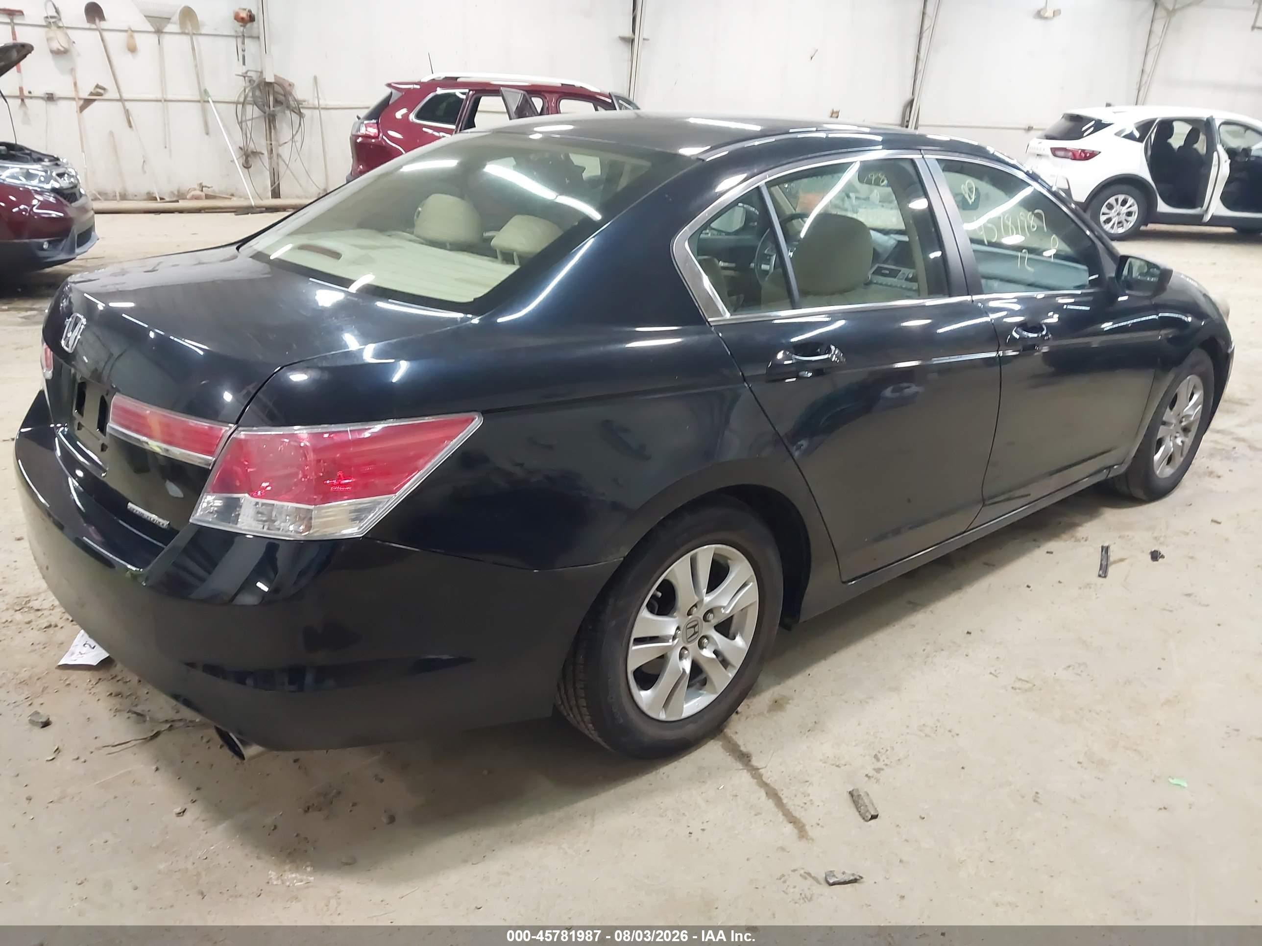 2012 Honda Accord 2.4 Se Черный vin: 1HGCP2F64CA123056