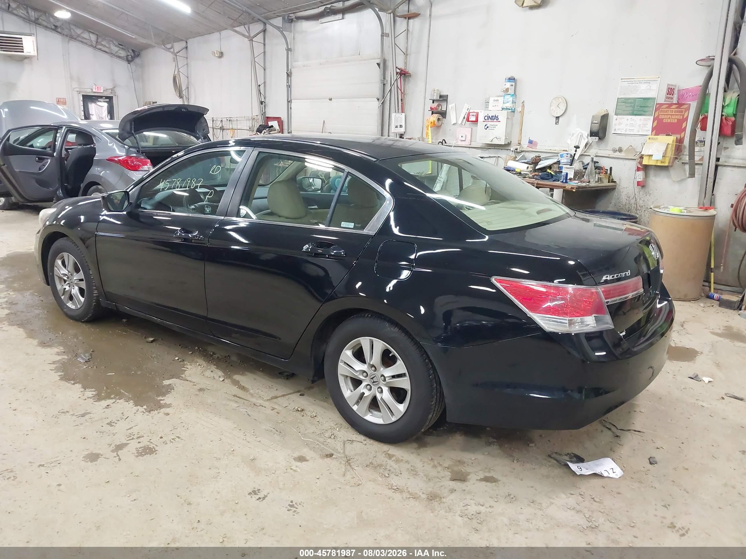 2012 Honda Accord 2.4 Se Черный vin: 1HGCP2F64CA123056