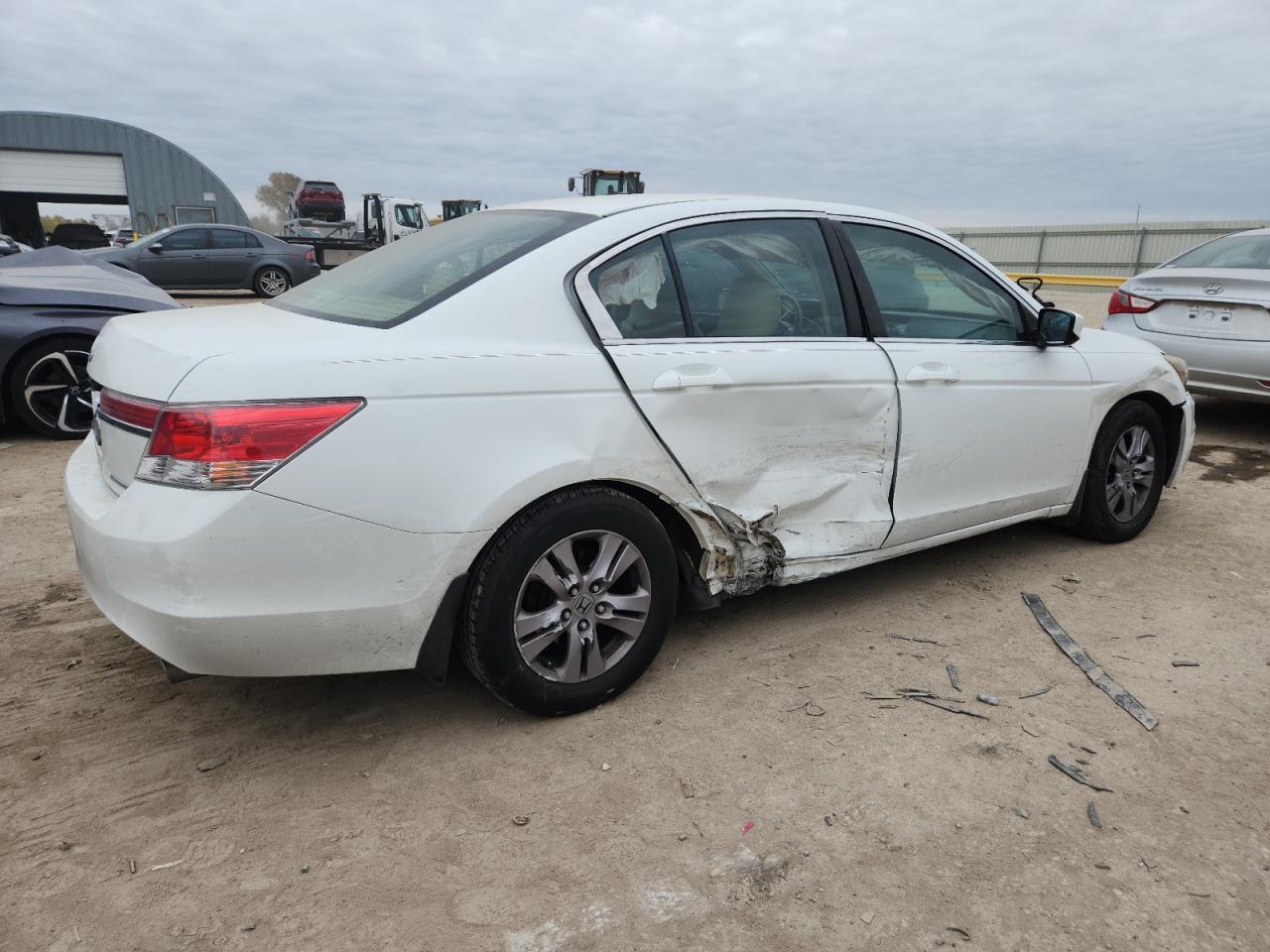 2012 Honda Accord Se White vin: 1HGCP2F64CA124224