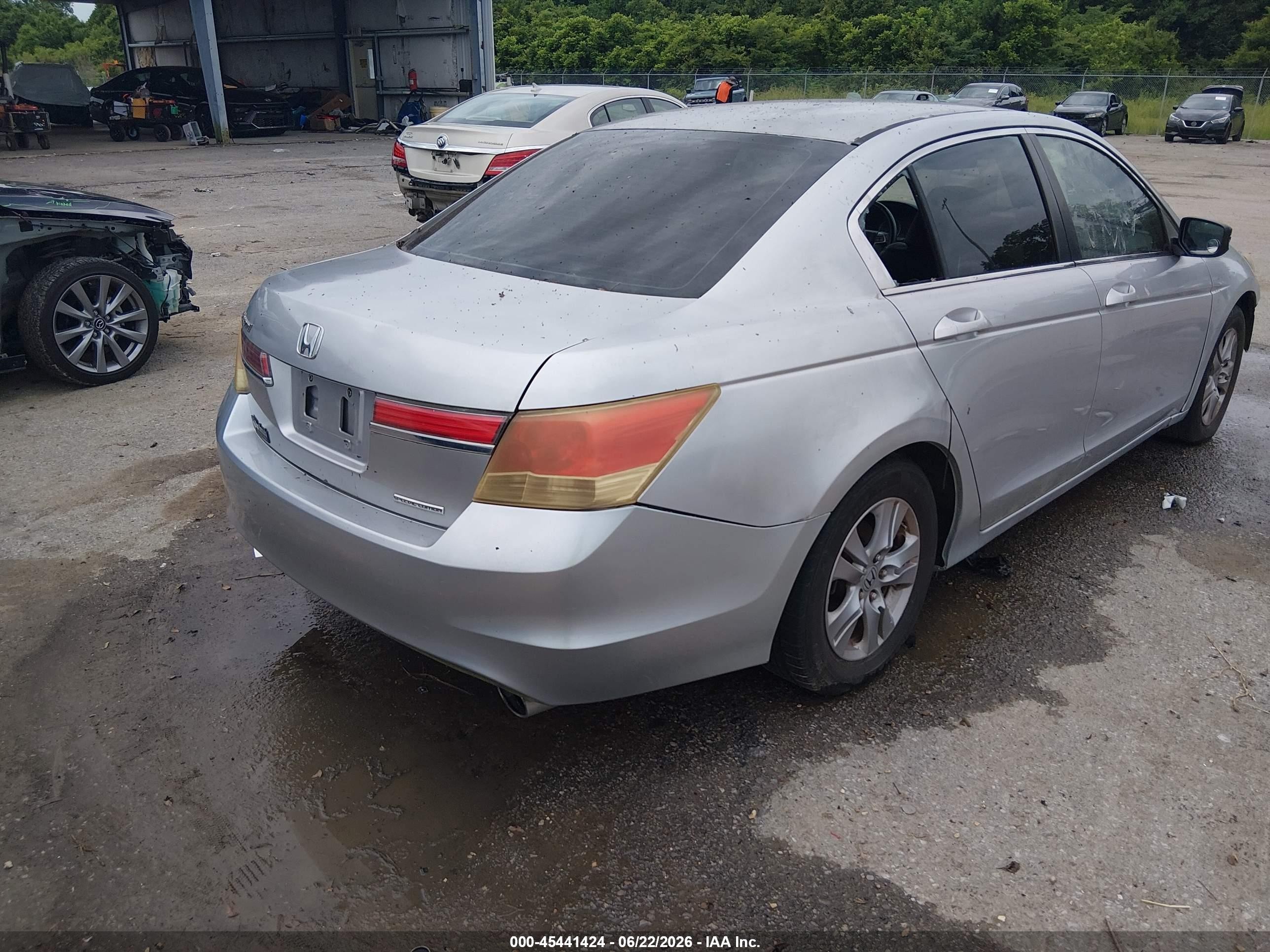 2012 Honda Accord 2.4 Se Silver vin: 1HGCP2F64CA154548
