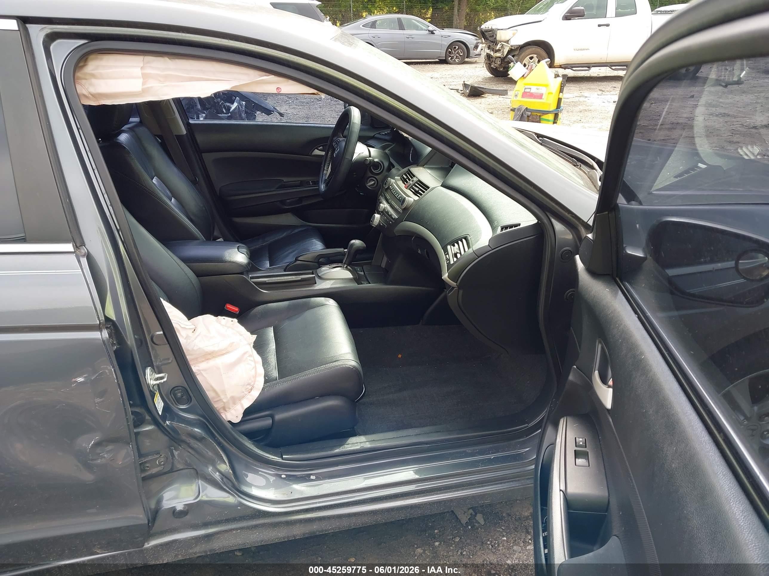 2012 Honda Accord 2.4 Se Gray vin: 1HGCP2F64CA160396