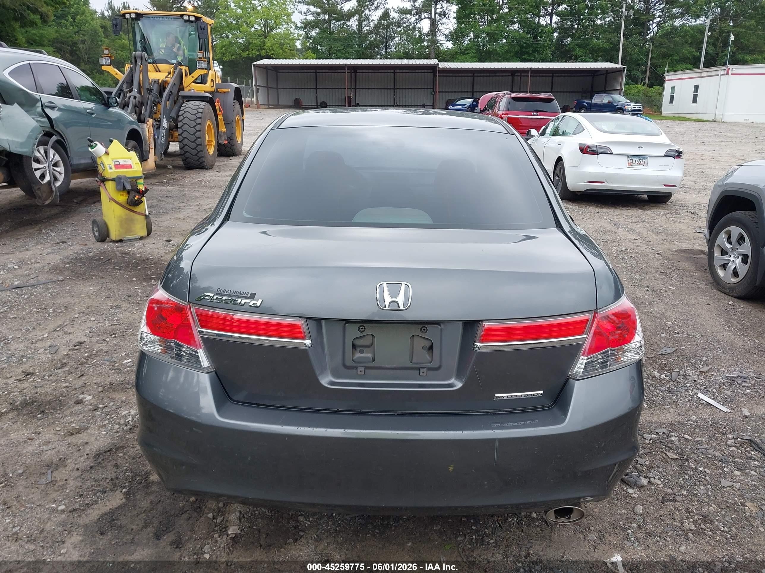 2012 Honda Accord 2.4 Se Gray vin: 1HGCP2F64CA160396