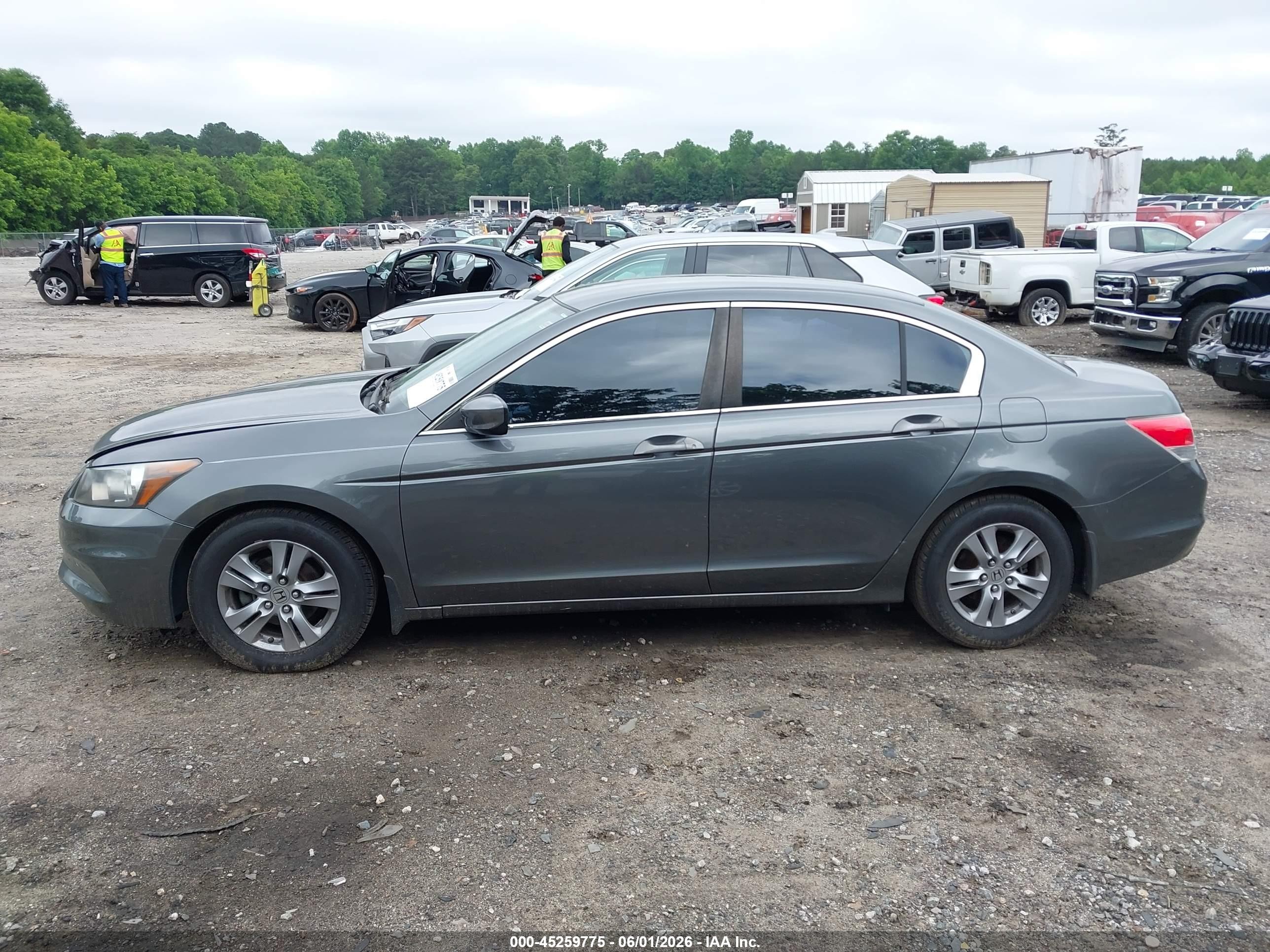 2012 Honda Accord 2.4 Se Gray vin: 1HGCP2F64CA160396