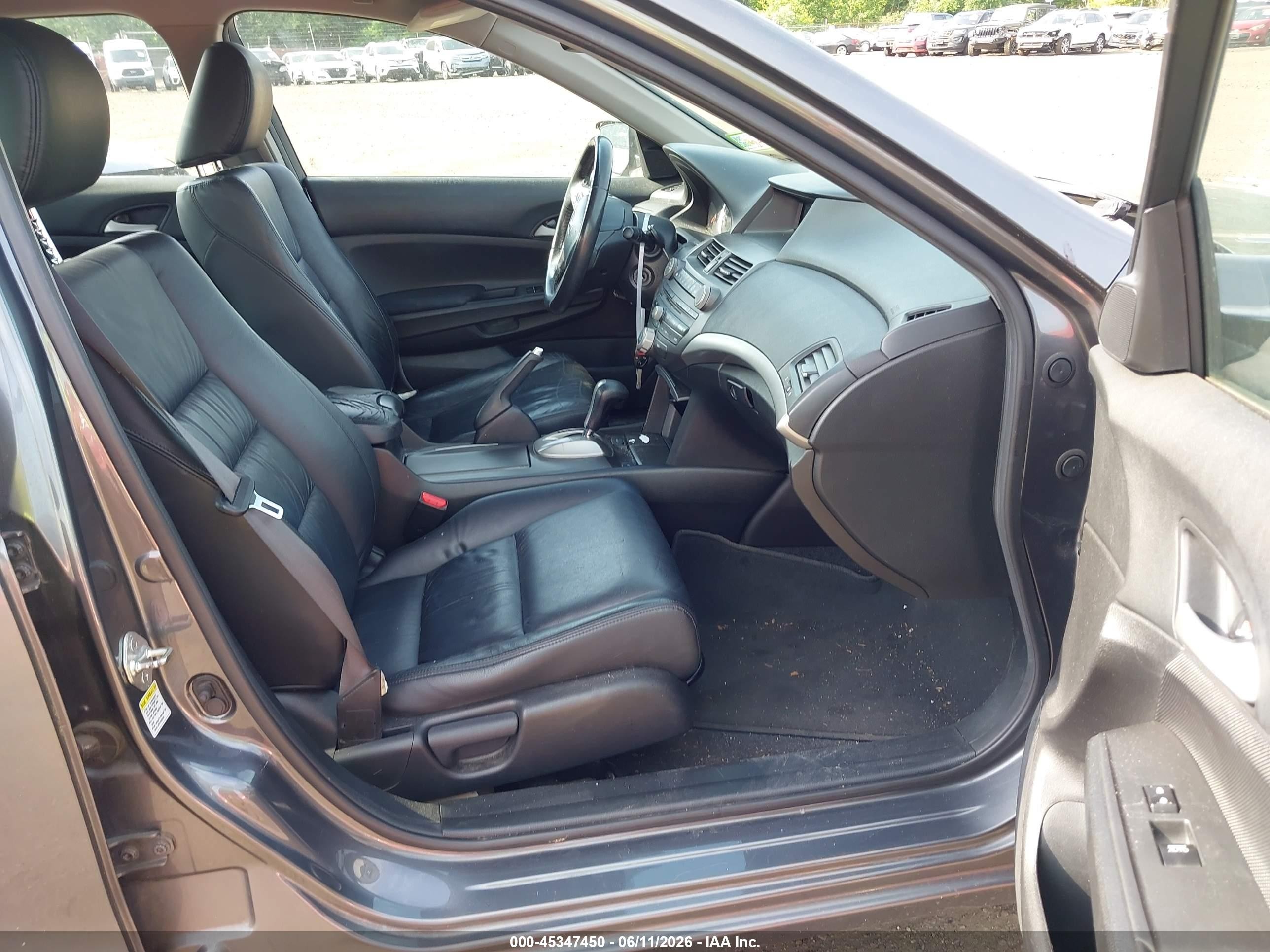 2012 Honda Accord 2.4 Se Gray vin: 1HGCP2F64CA162682