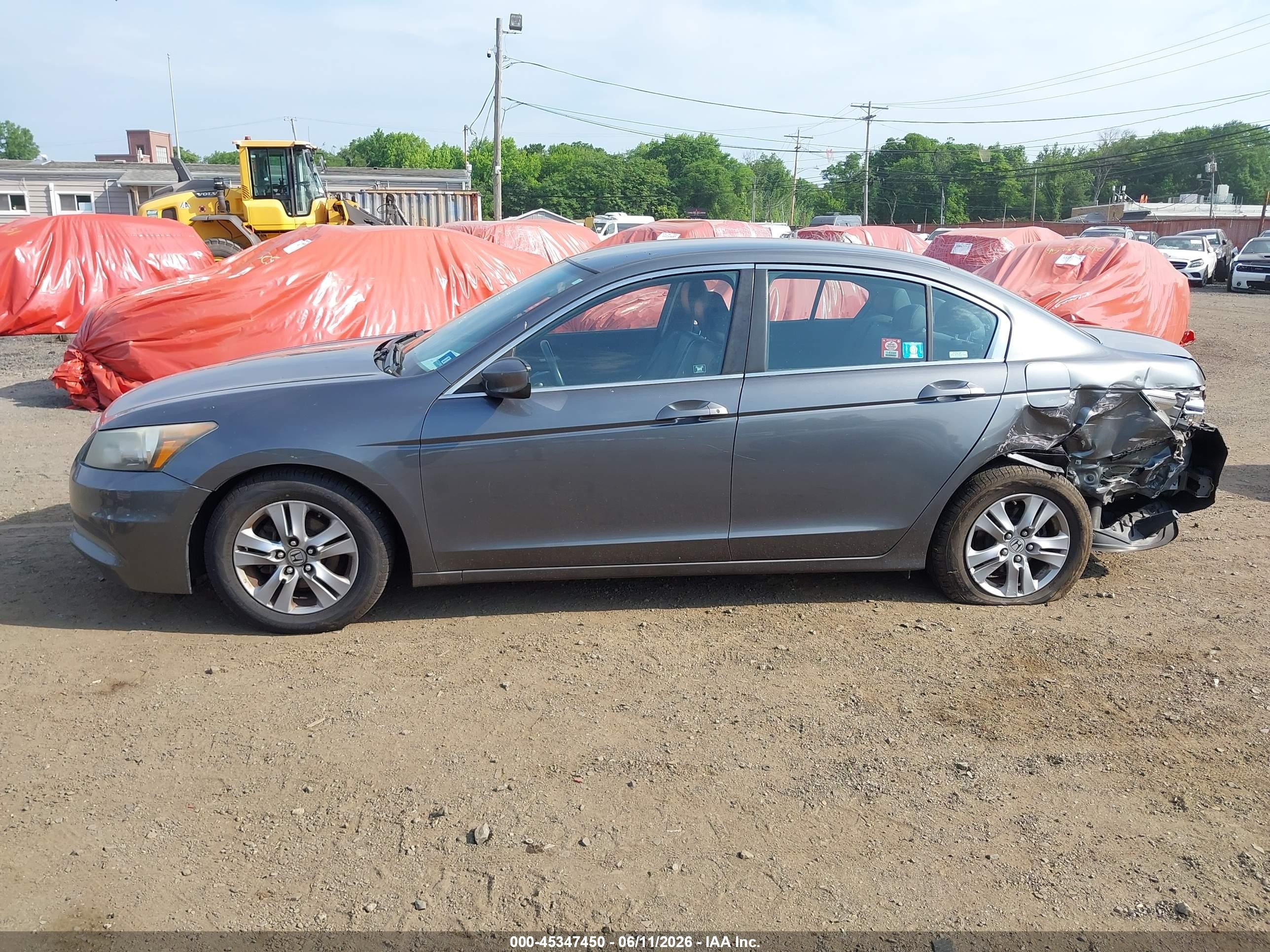 2012 Honda Accord 2.4 Se Gray vin: 1HGCP2F64CA162682