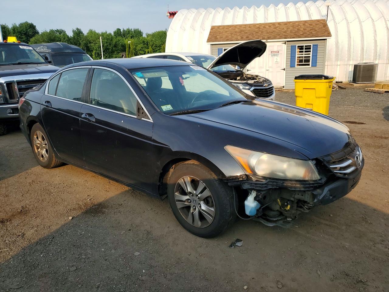 2012 Honda Accord Se Black vin: 1HGCP2F64CA176470