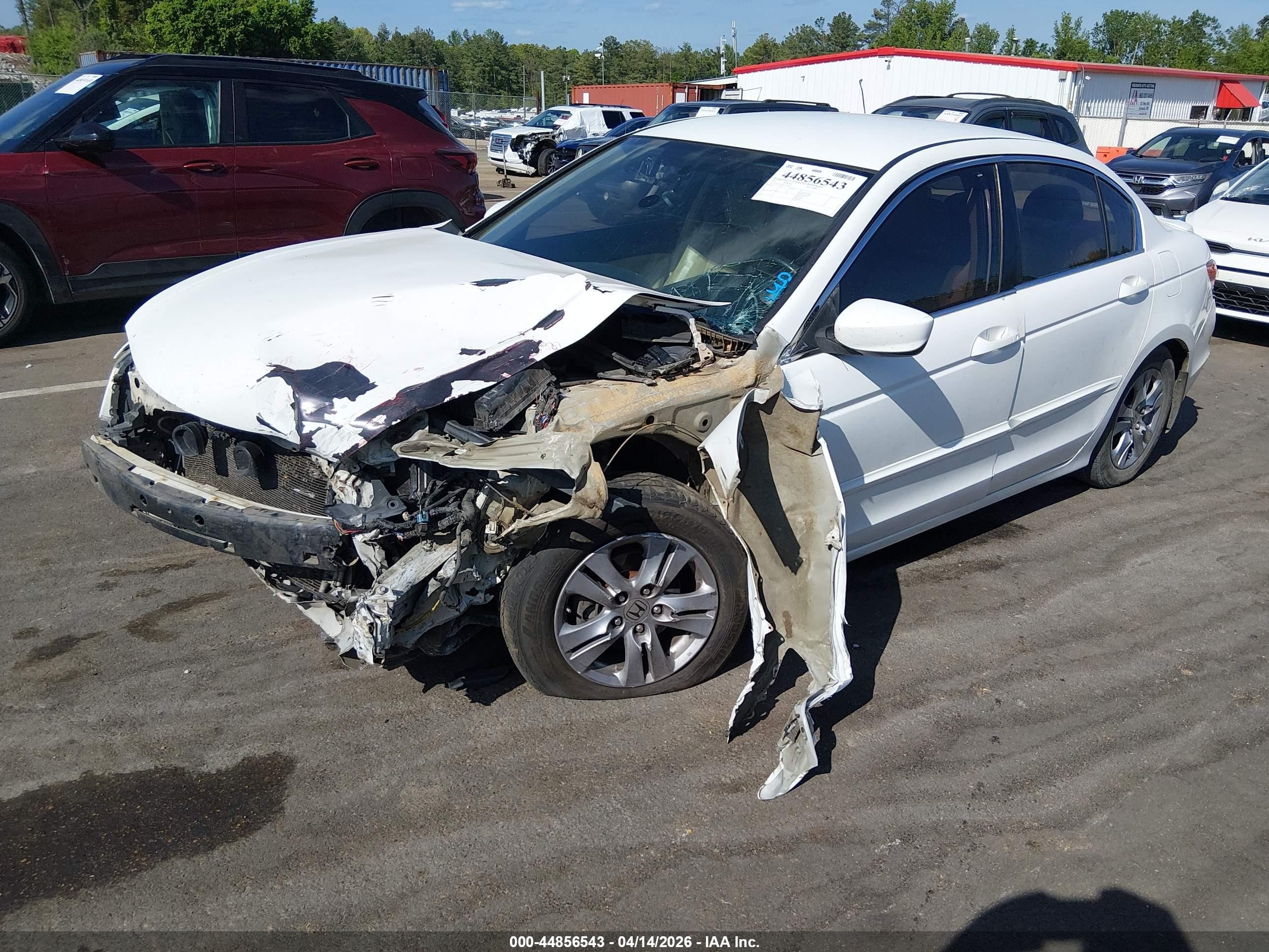 2012 Honda Accord 2.4 Se White vin: 1HGCP2F64CA178834