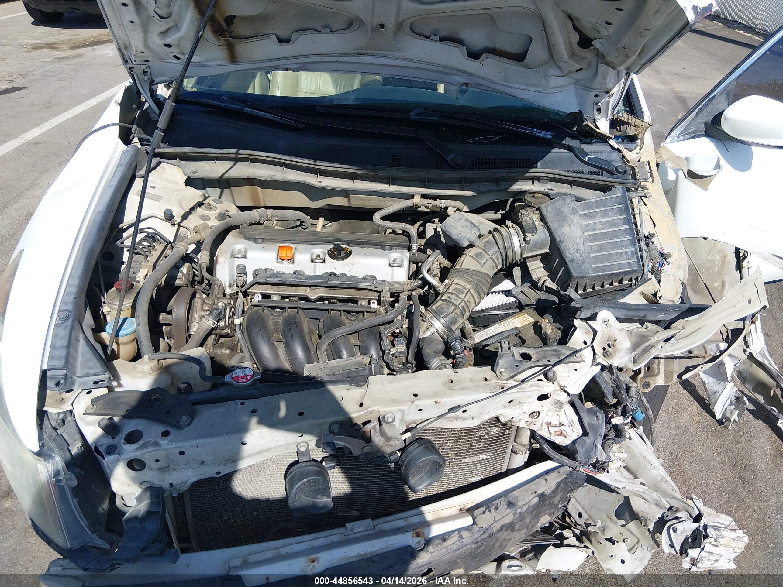 2012 Honda Accord 2.4 Se White vin: 1HGCP2F64CA178834