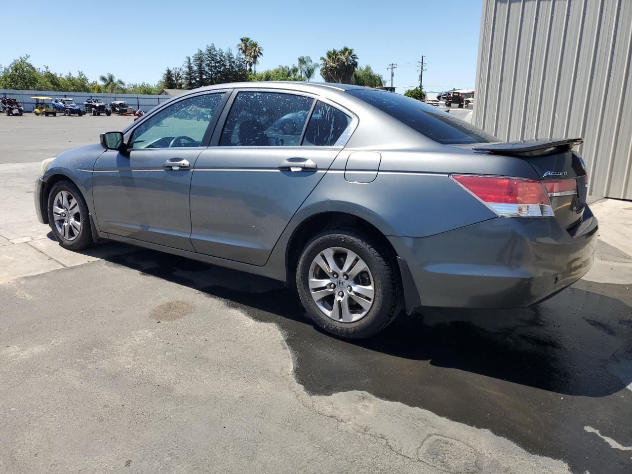 2012 Honda Accord Se Серый vin: 1HGCP2F64CA211525 Damage: Left Qtr Panel, Dent(S) W/ Paint Dmg, 1 To 2 Inches
