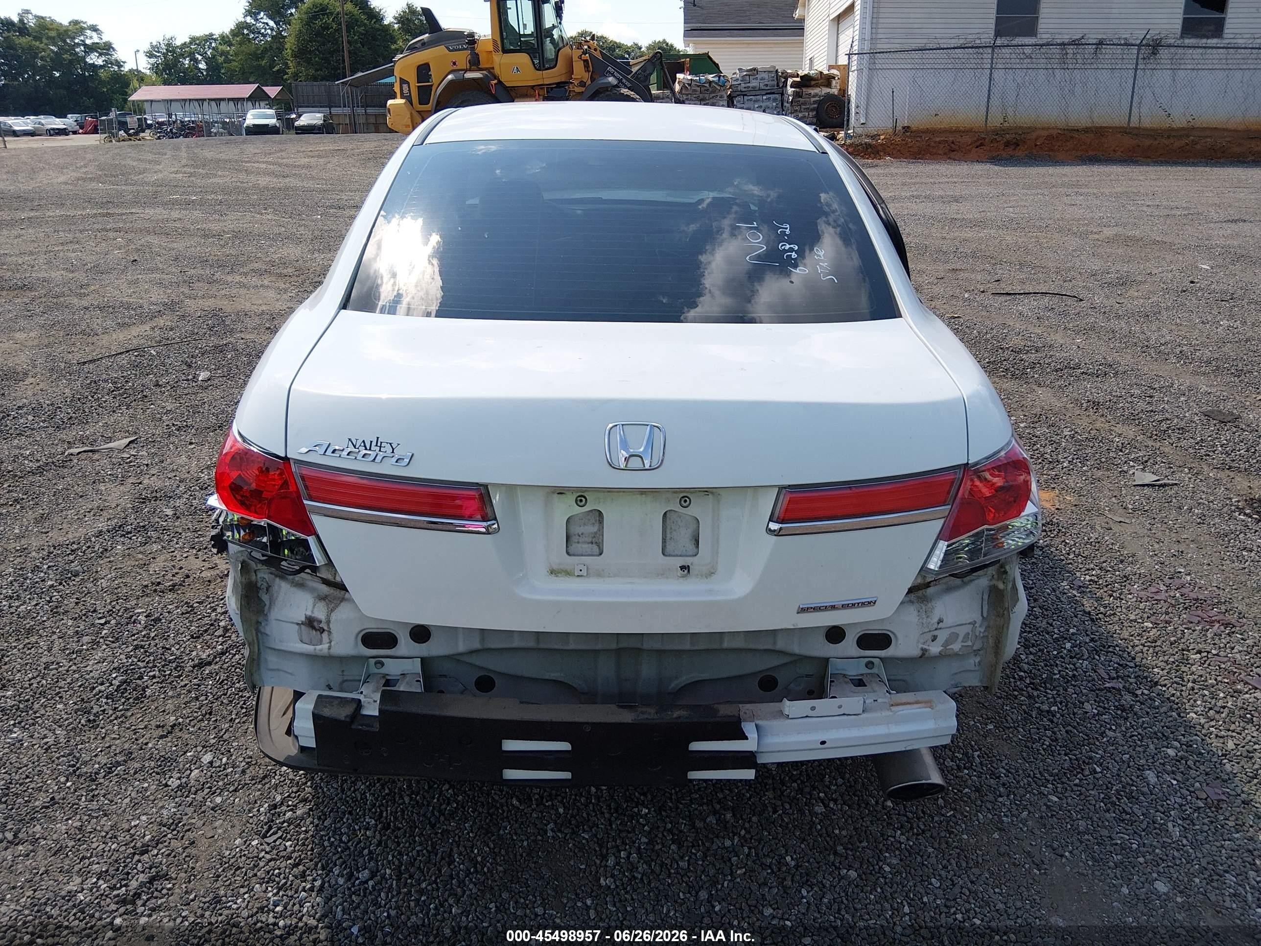 2012 Honda Accord 2.4 Se White vin: 1HGCP2F64CA223187