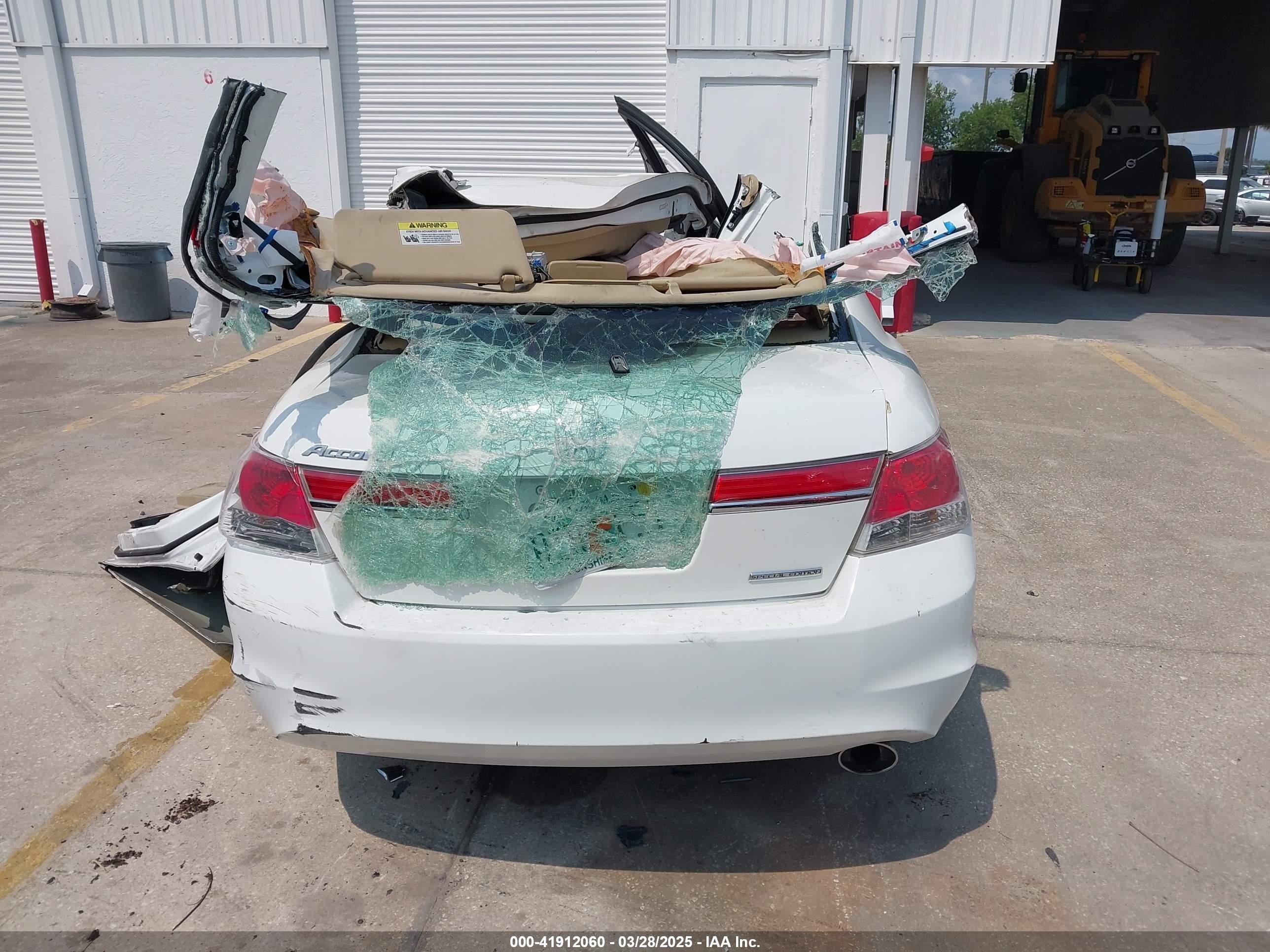 2012 Honda Accord 2.4 Se White vin: 1HGCP2F64CA234030