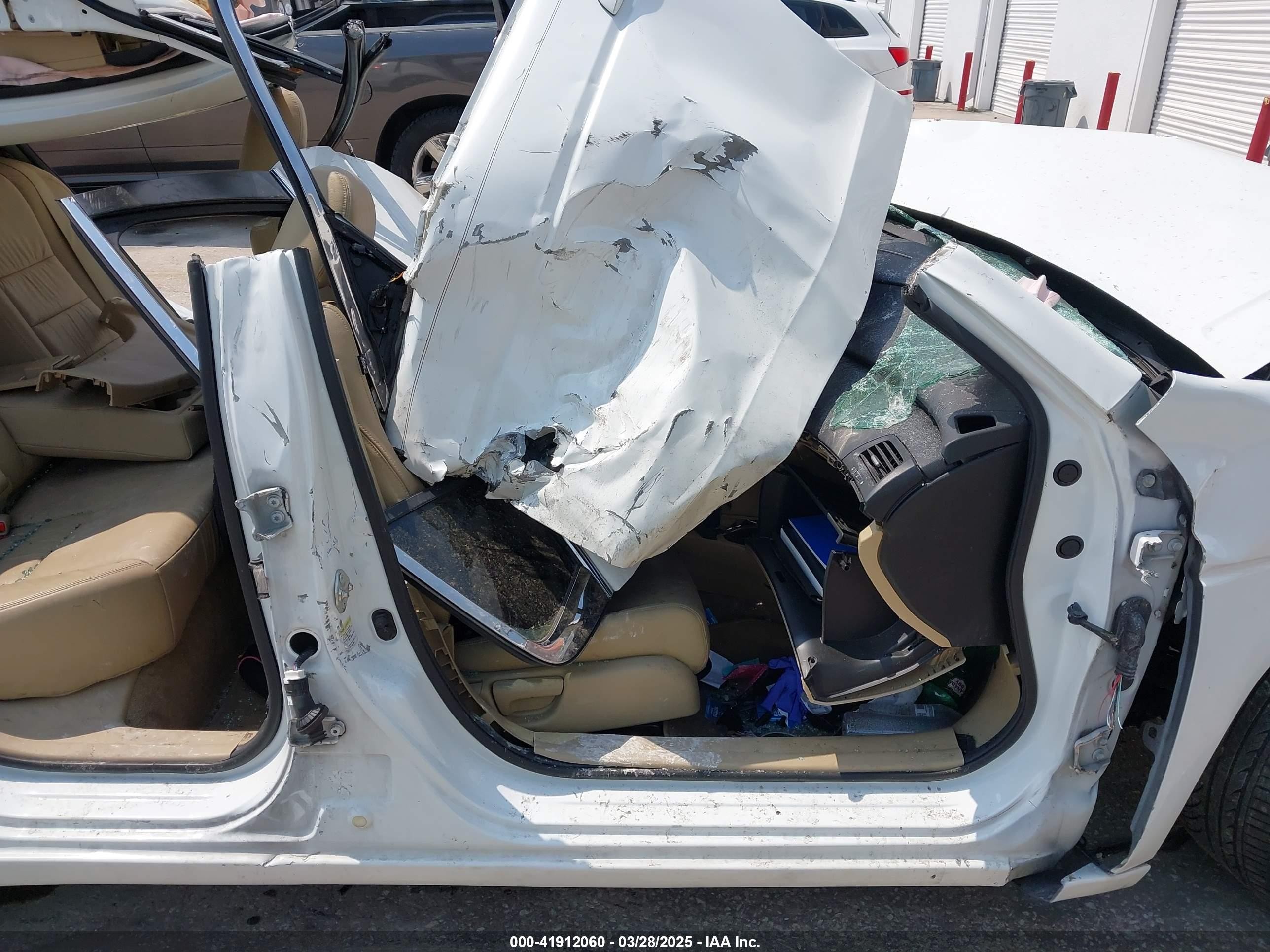 2012 Honda Accord 2.4 Se White vin: 1HGCP2F64CA234030