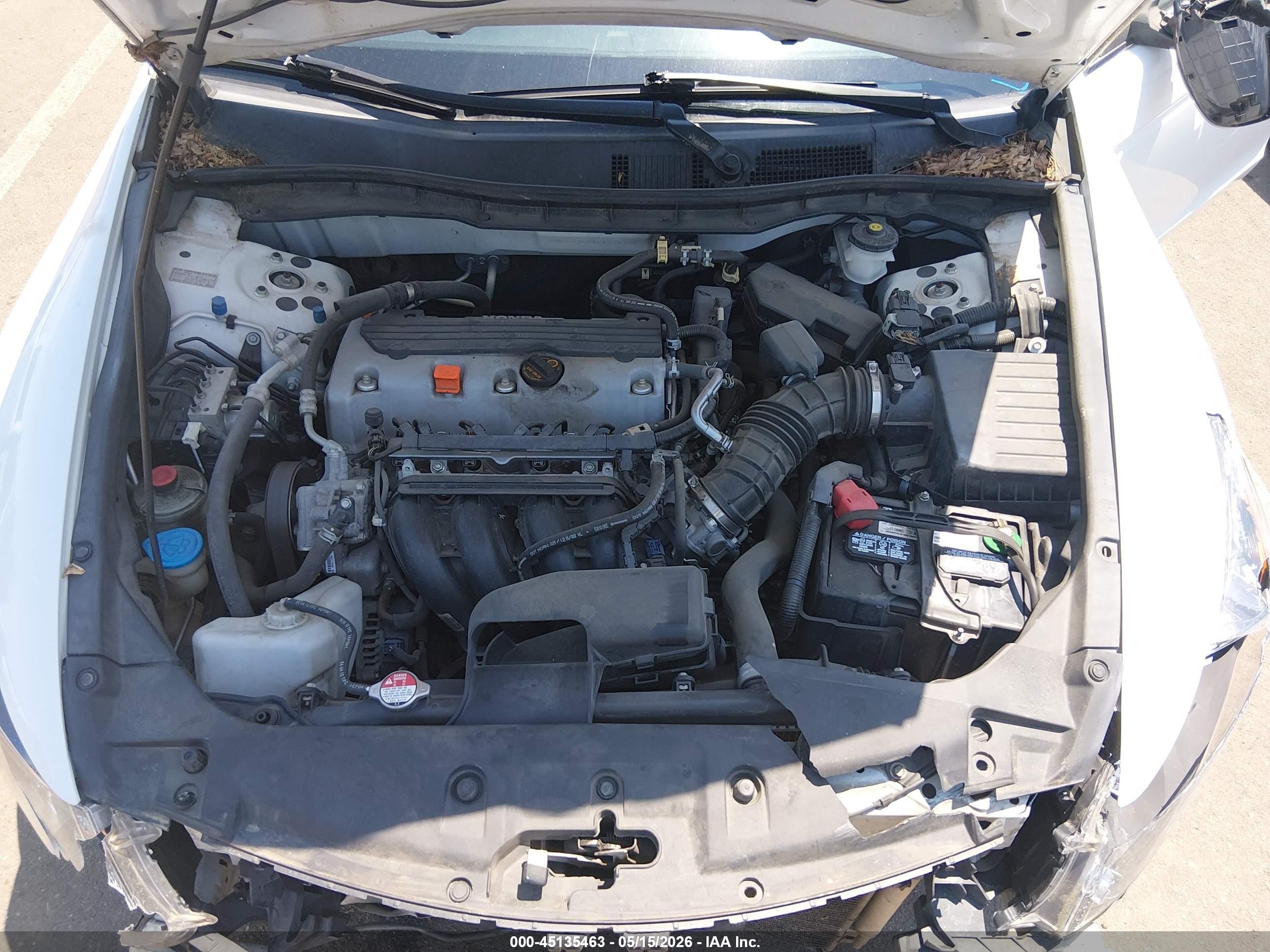 2012 Honda Accord 2.4 Se Белый vin: 1HGCP2F64CA235792