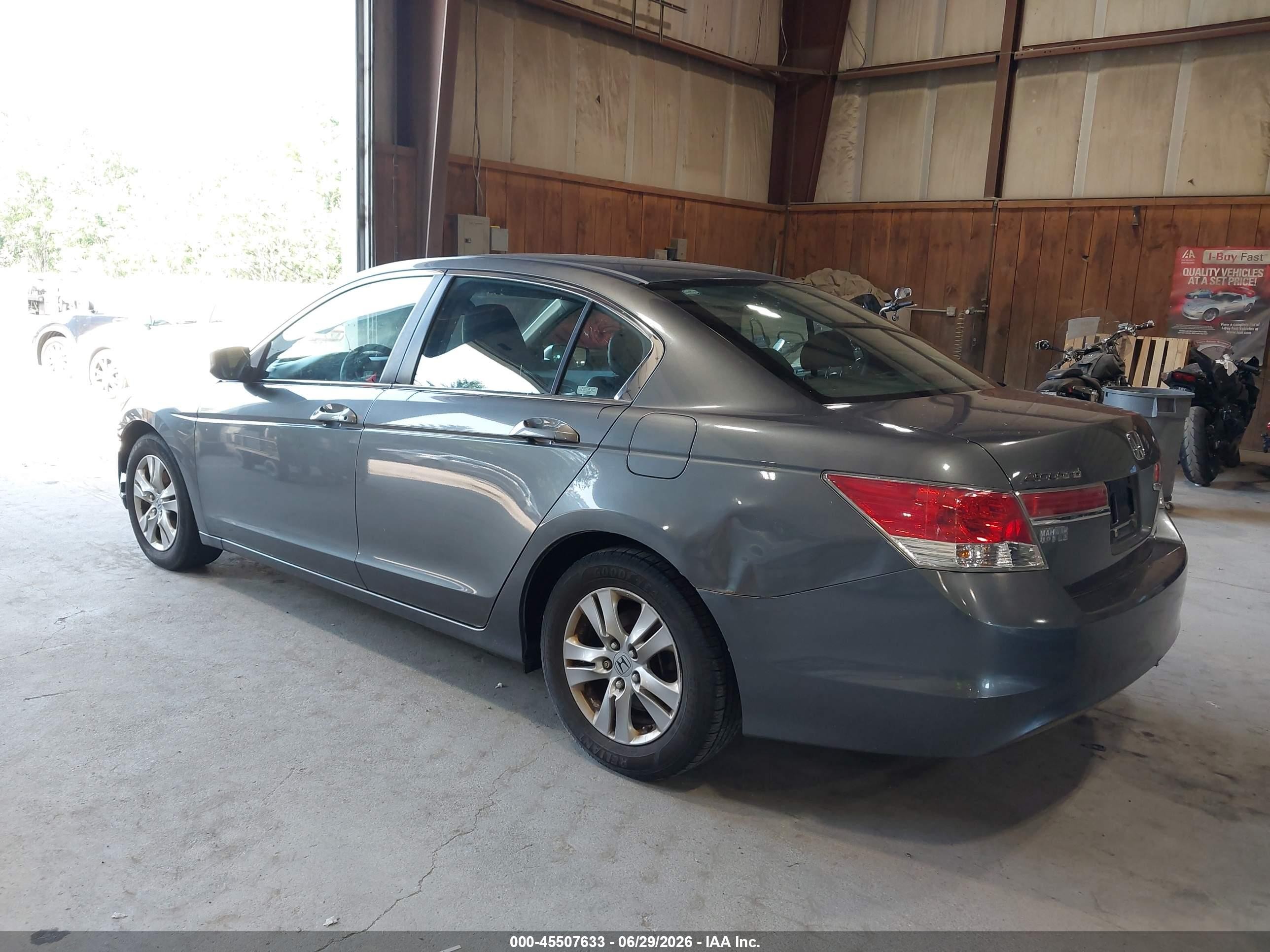 2012 Honda Accord 2.4 Se Gray vin: 1HGCP2F64CA239762