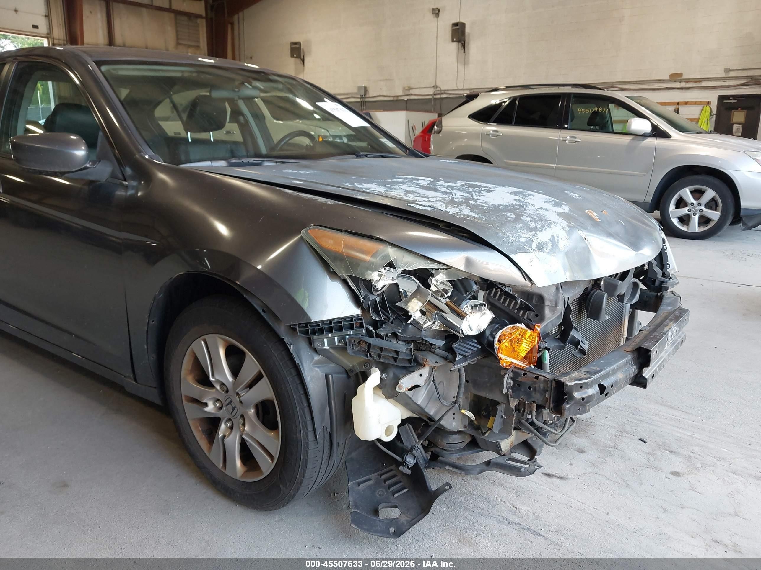 2012 Honda Accord 2.4 Se Gray vin: 1HGCP2F64CA239762