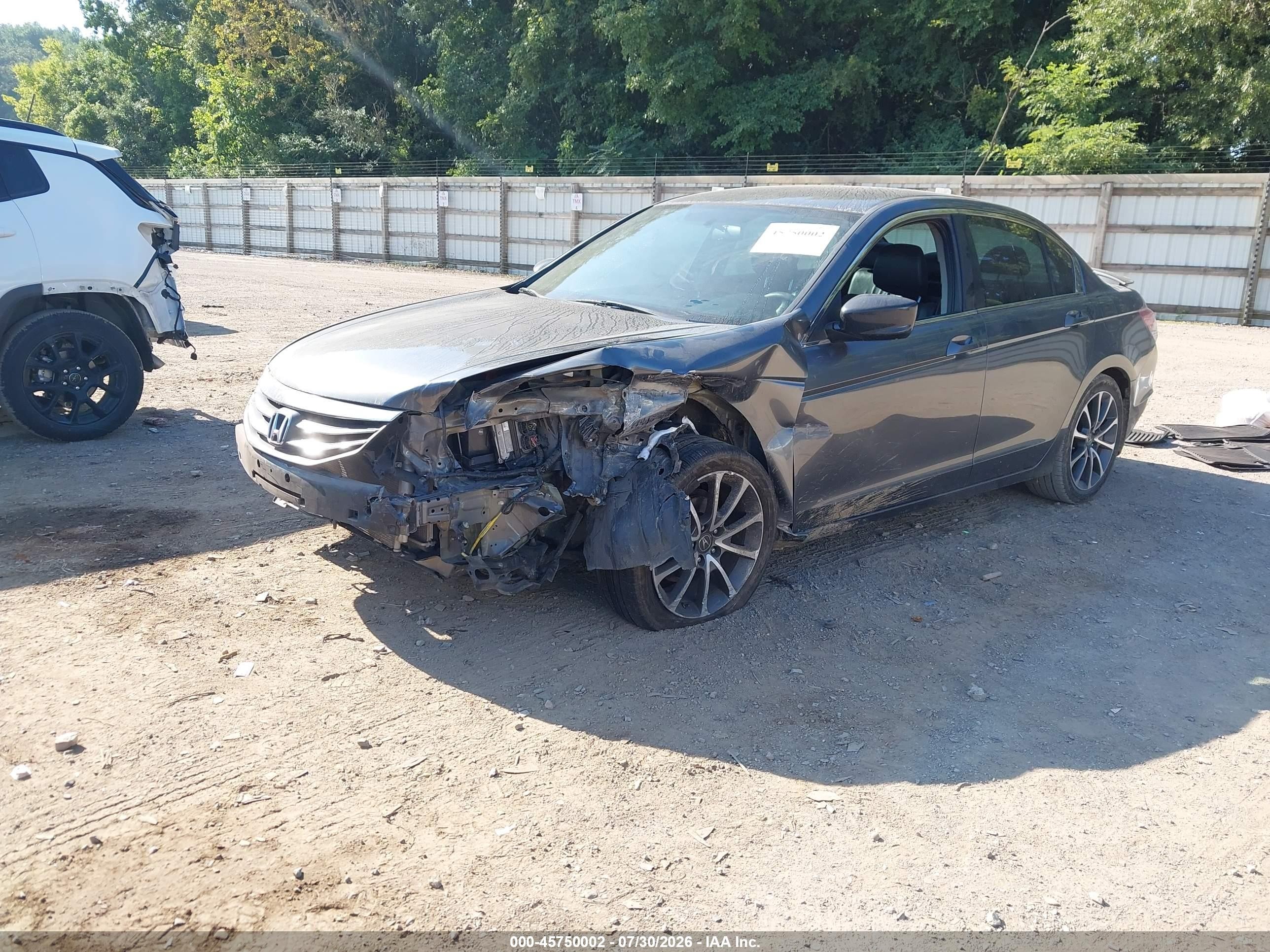 2012 Honda Accord 2.4 Se Gray vin: 1HGCP2F64CA241849