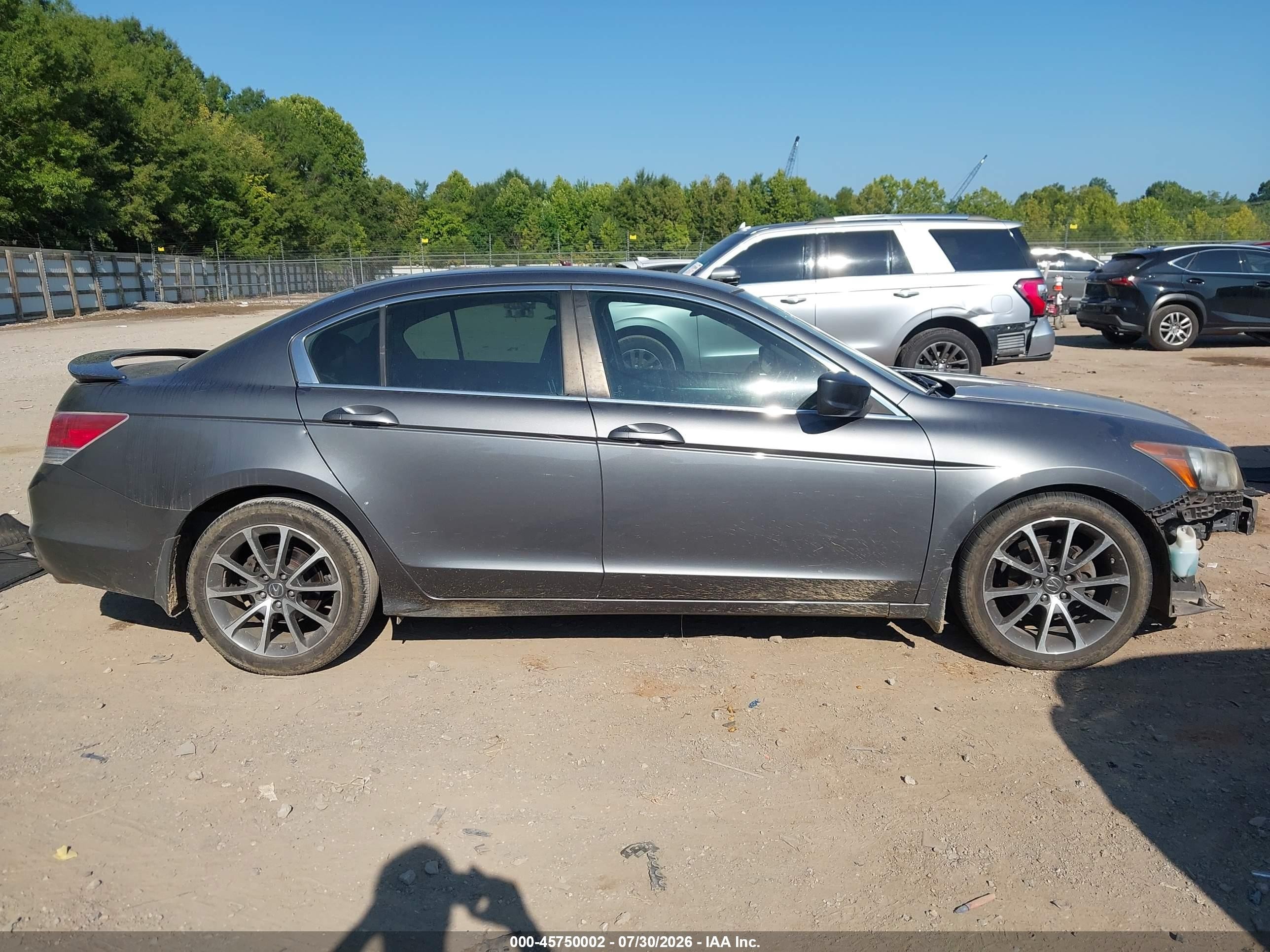 2012 Honda Accord 2.4 Se Gray vin: 1HGCP2F64CA241849