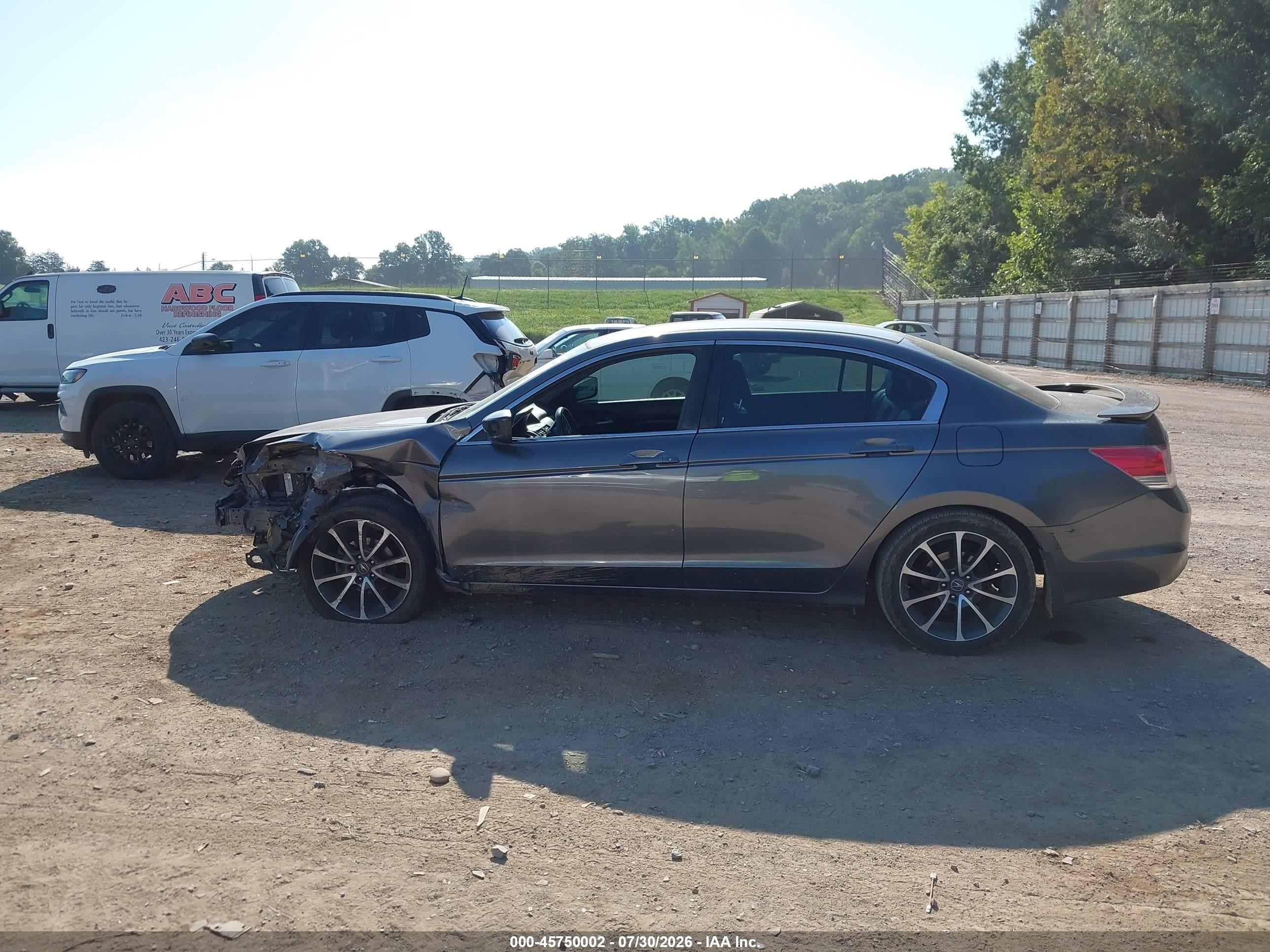2012 Honda Accord 2.4 Se Gray vin: 1HGCP2F64CA241849