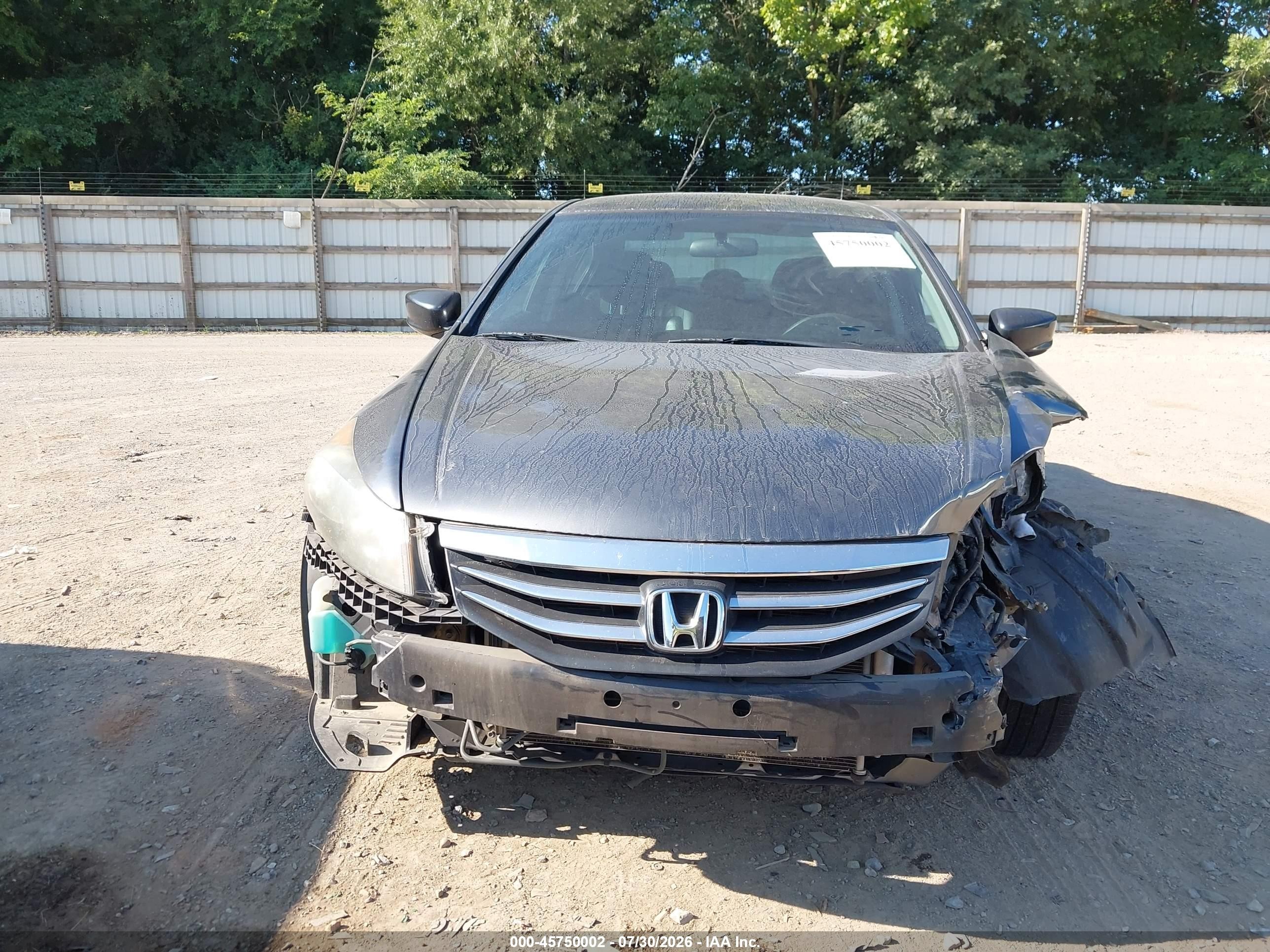 2012 Honda Accord 2.4 Se Gray vin: 1HGCP2F64CA241849