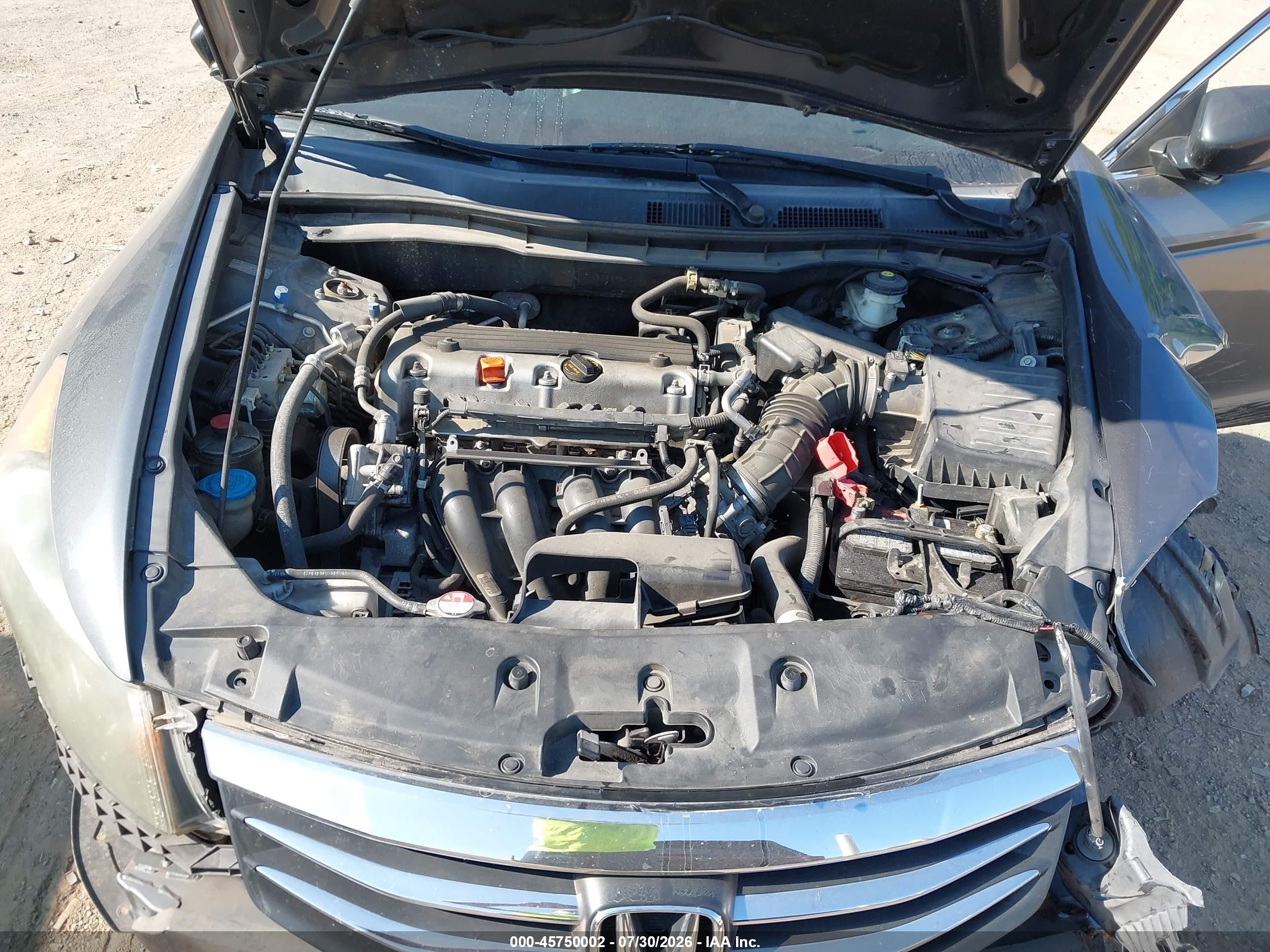 2012 Honda Accord 2.4 Se Gray vin: 1HGCP2F64CA241849