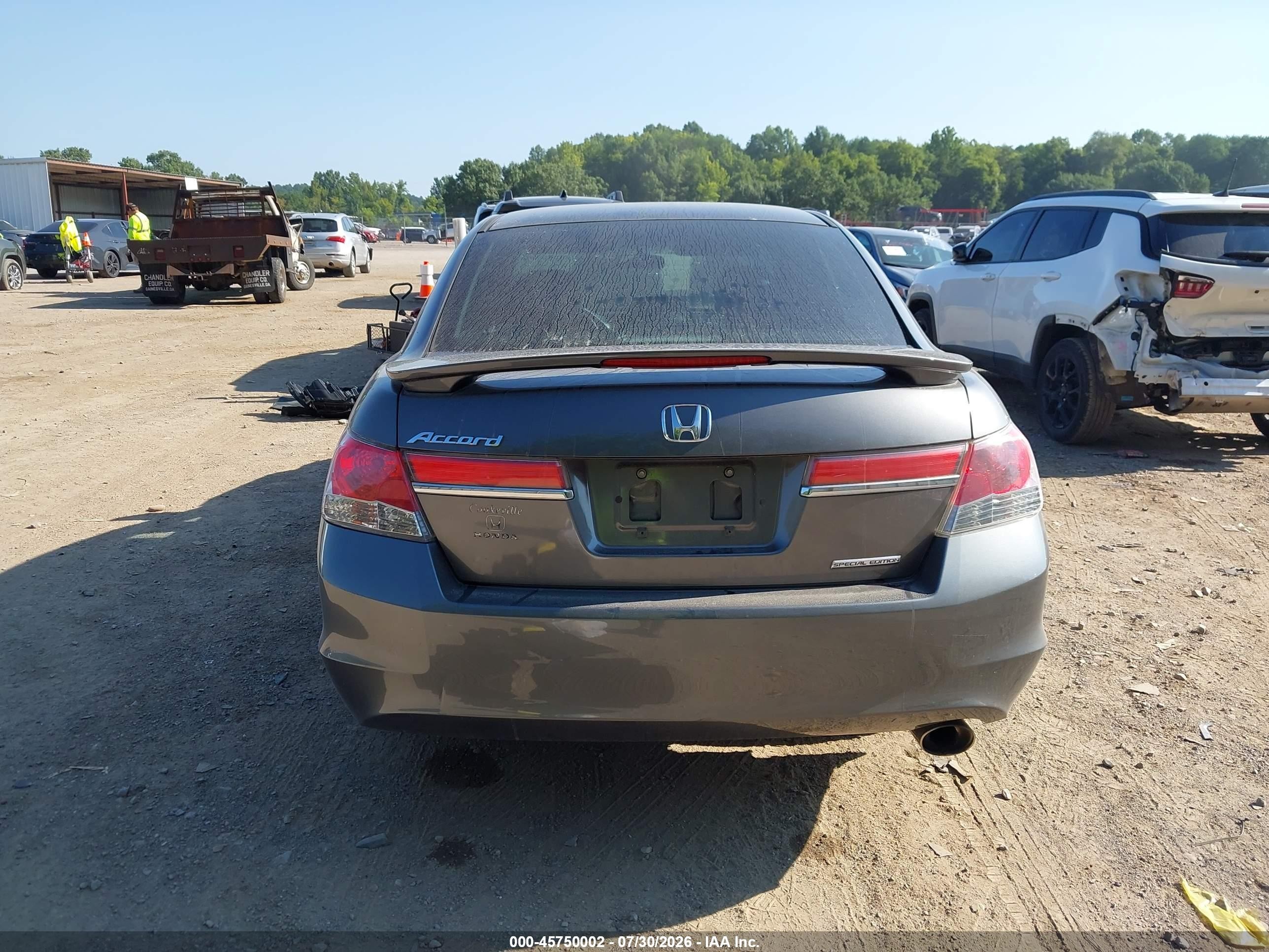 2012 Honda Accord 2.4 Se Gray vin: 1HGCP2F64CA241849