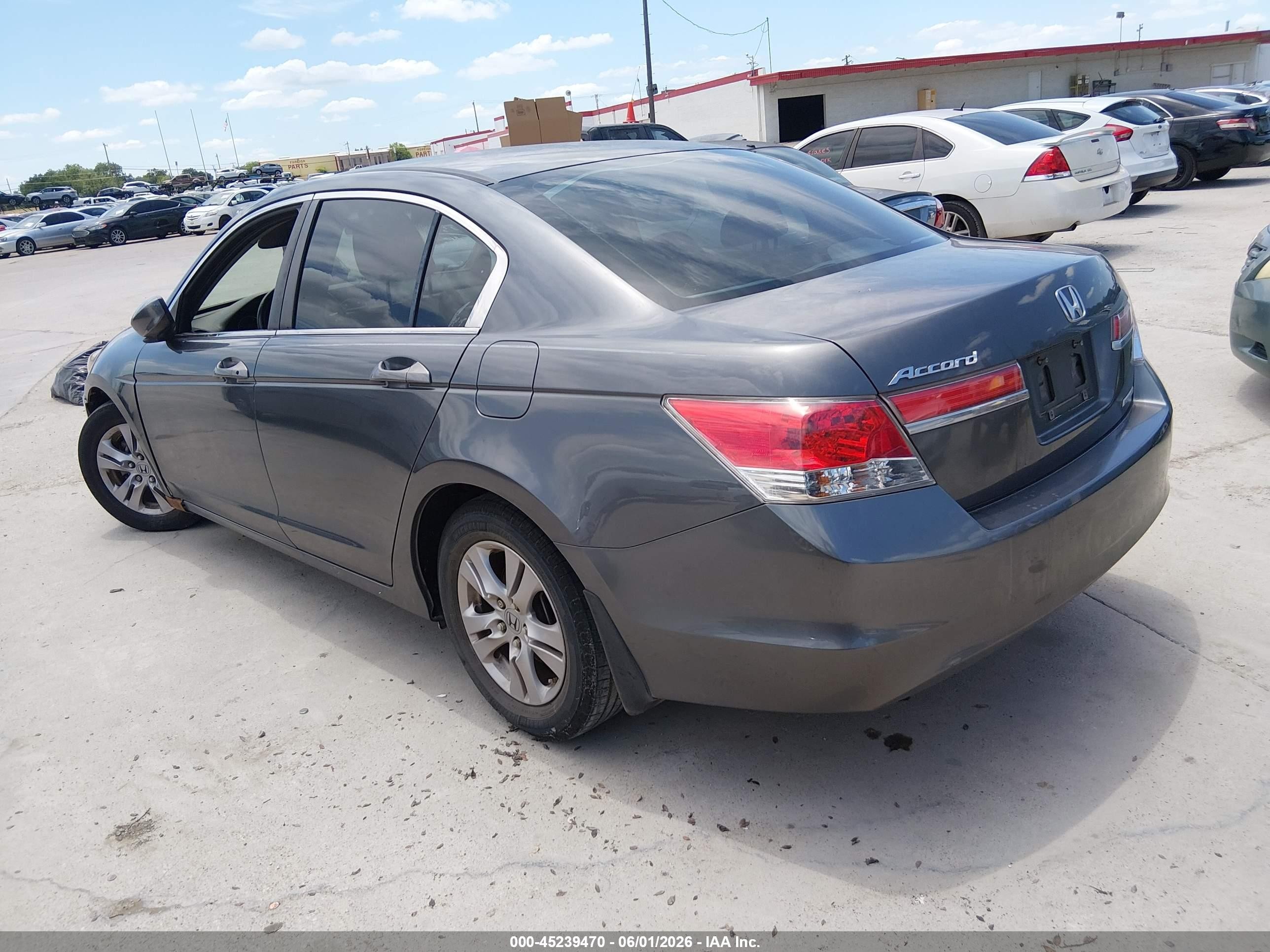2012 Honda Accord 2.4 Se Gray vin: 1HGCP2F64CA242466