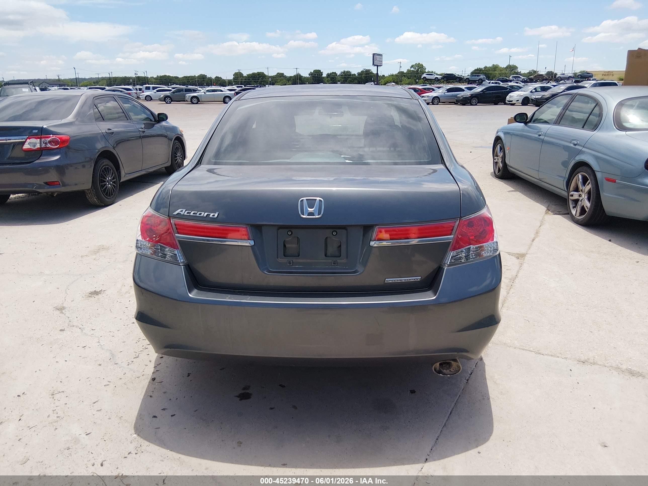 2012 Honda Accord 2.4 Se Gray vin: 1HGCP2F64CA242466