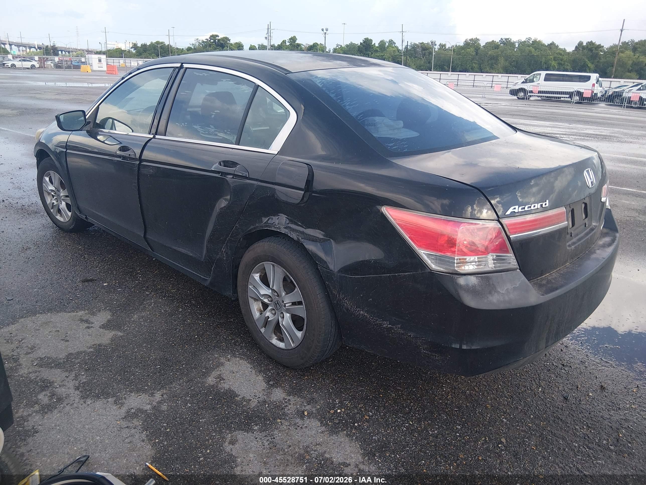2011 Honda Accord 2.4 Se Black vin: 1HGCP2F65BA000946
