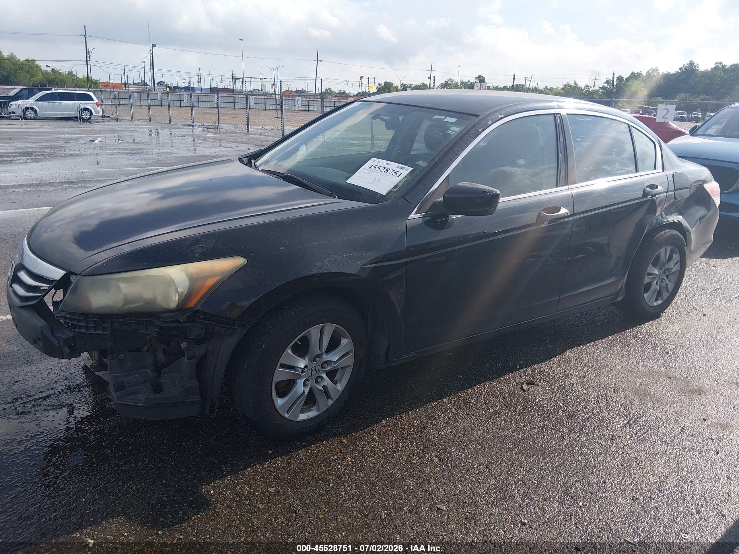 2011 Honda Accord 2.4 Se Black vin: 1HGCP2F65BA000946